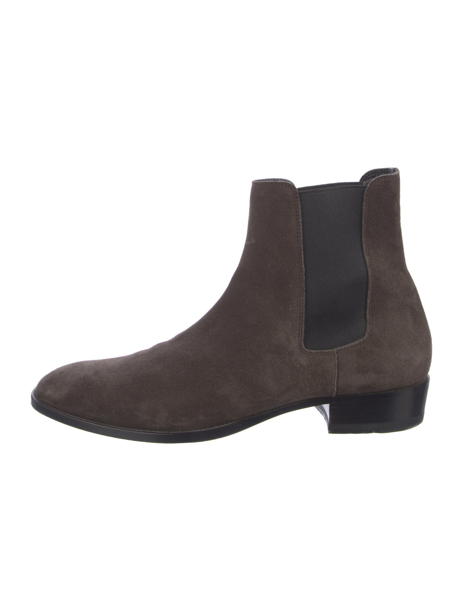 Saint Laurent Suede Chelsea Boots