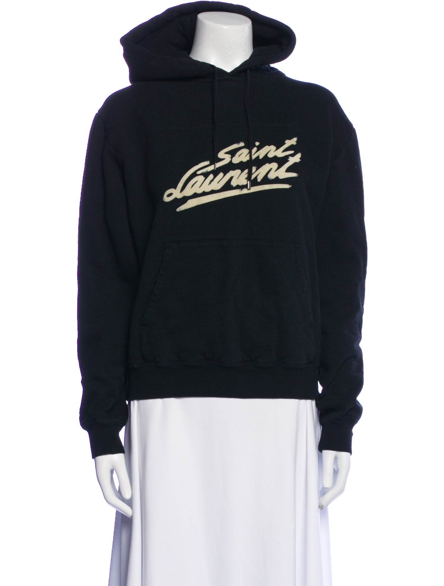 Saint Laurent Graphic Print Crew Neck Sweatshirt