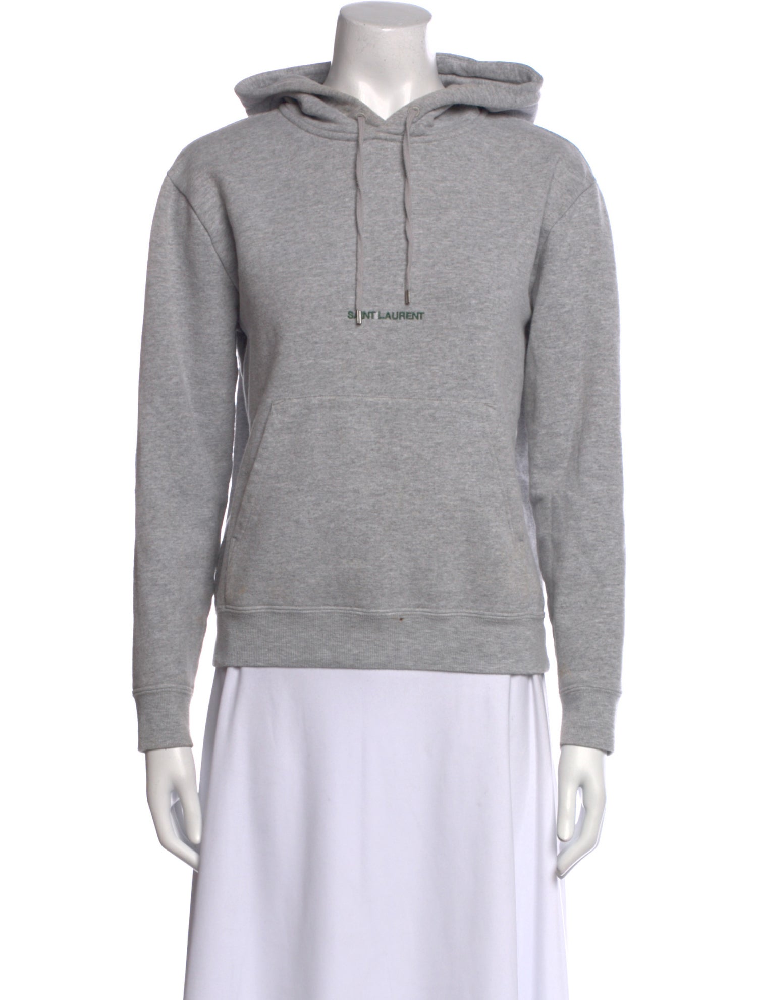 Saint Laurent Crew Neck Long Sleeve Hoodie