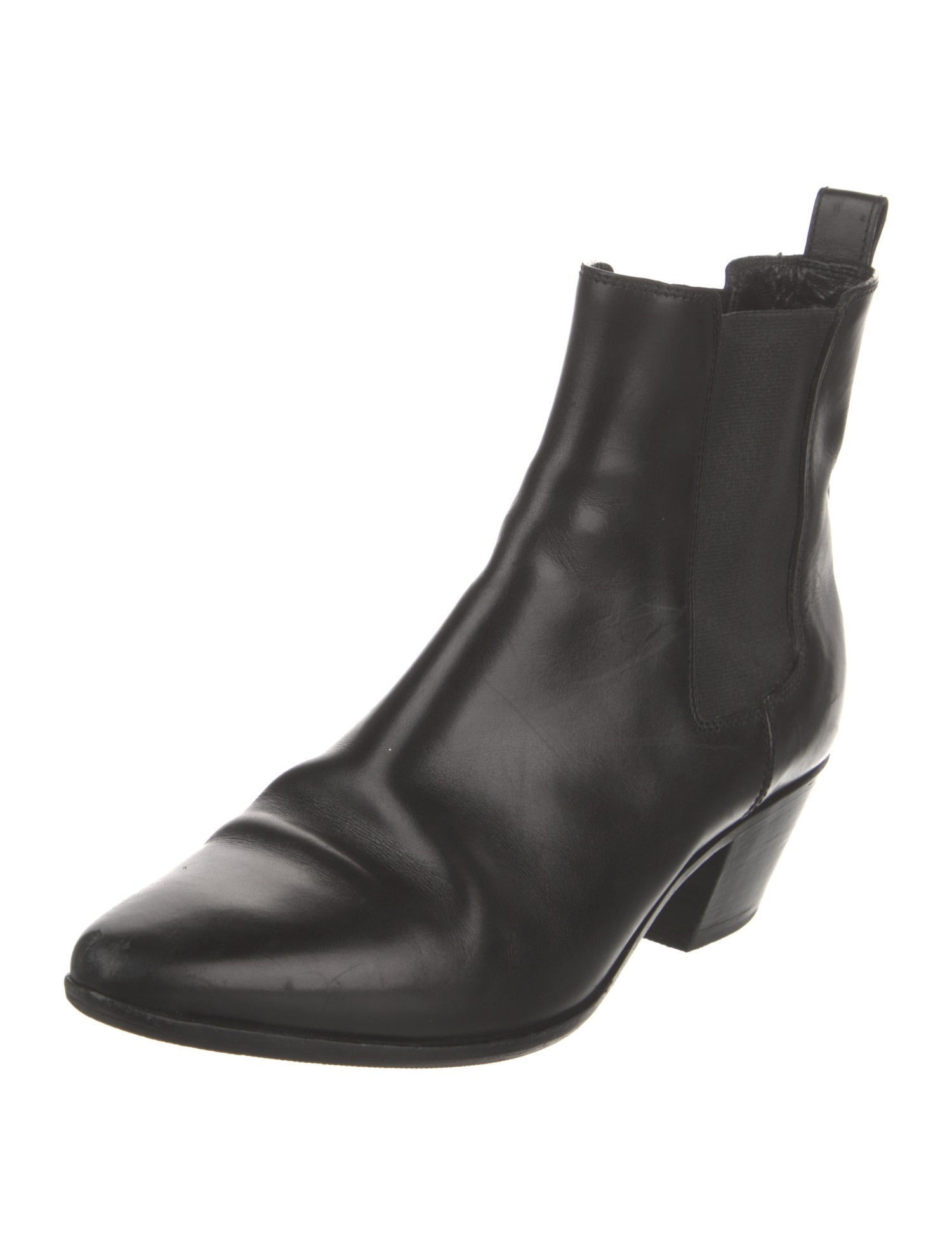 Saint Laurent Leather Chelsea Boots