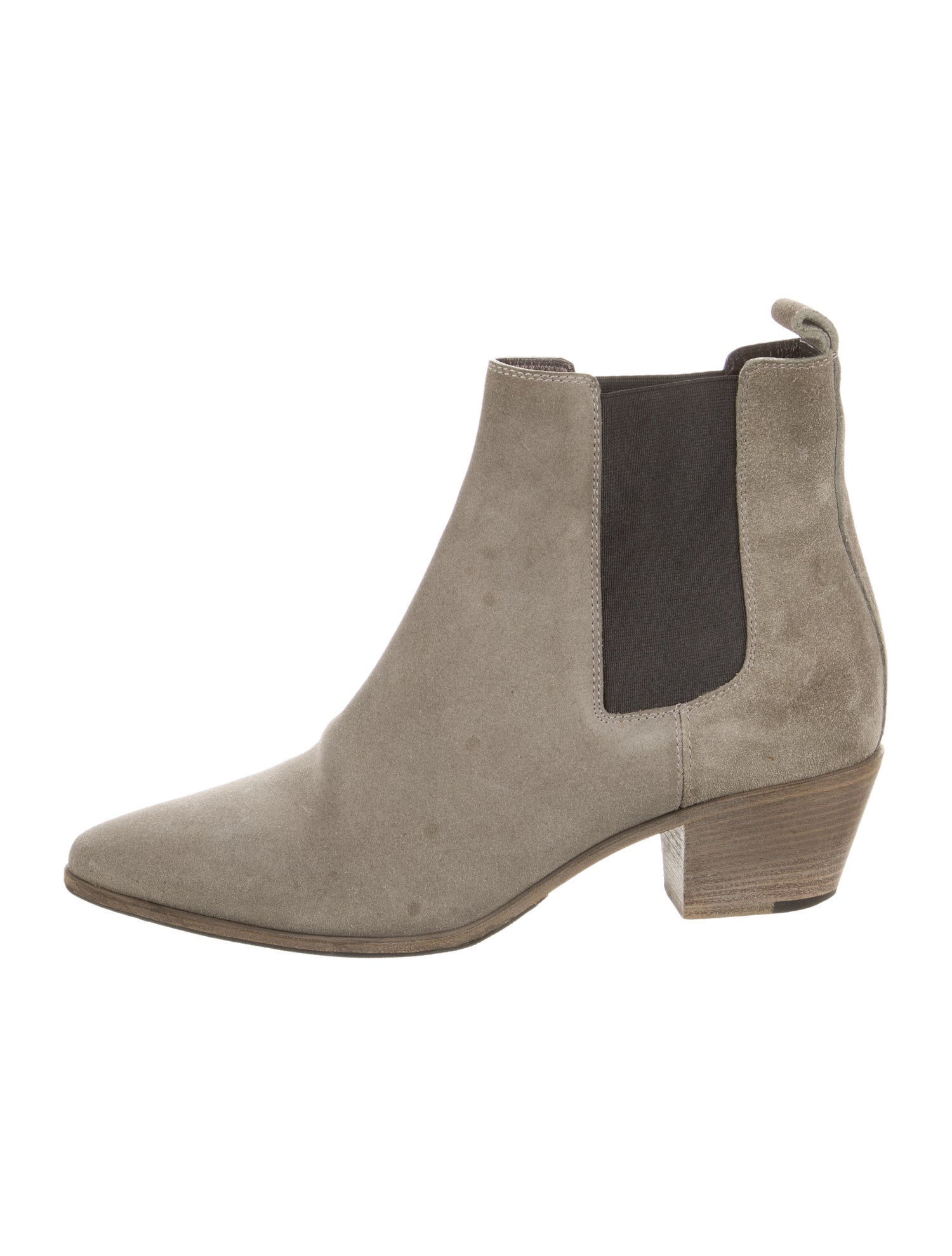 Saint Laurent Suede Chelsea Boots