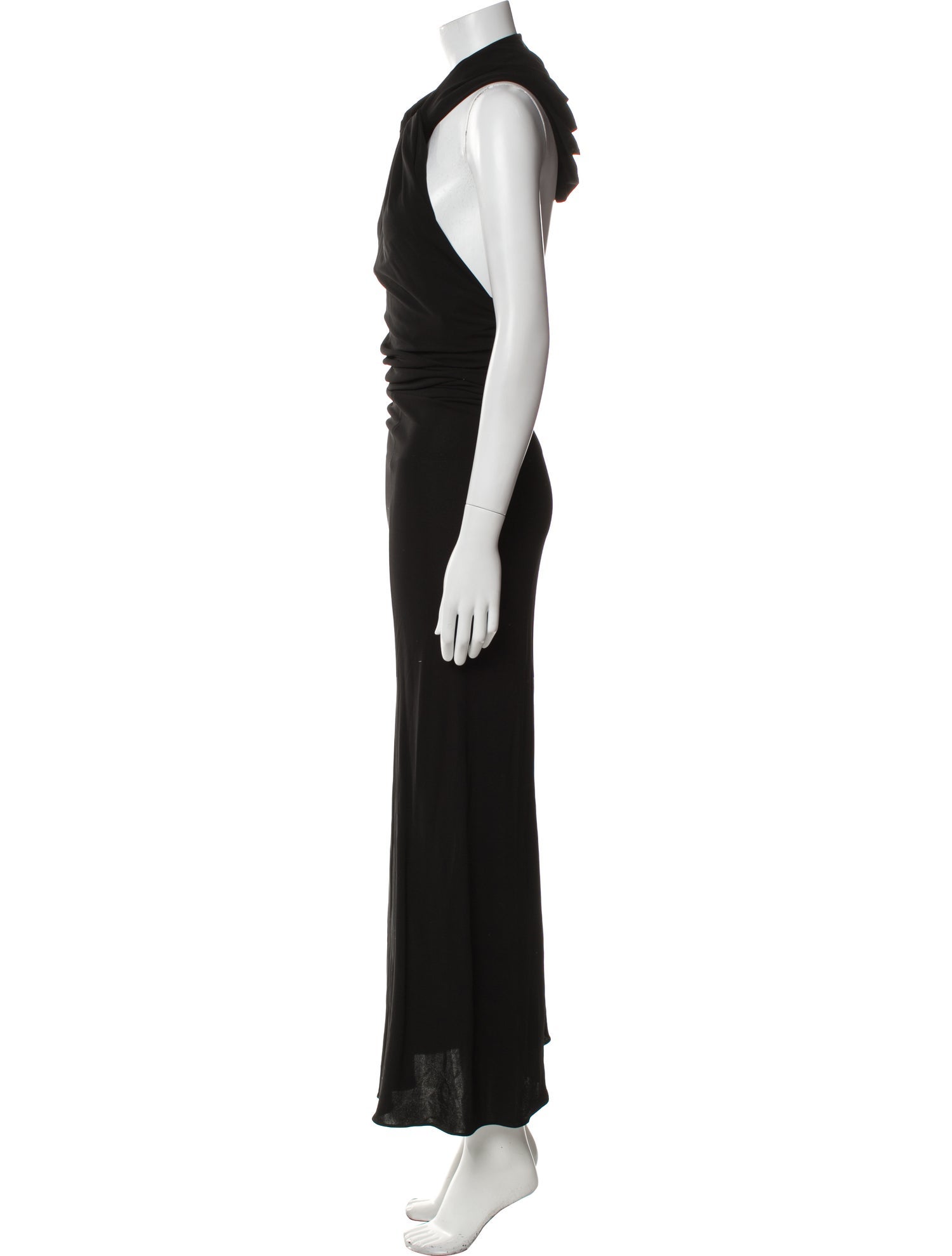 Saint Laurent Halterneck Long Dress