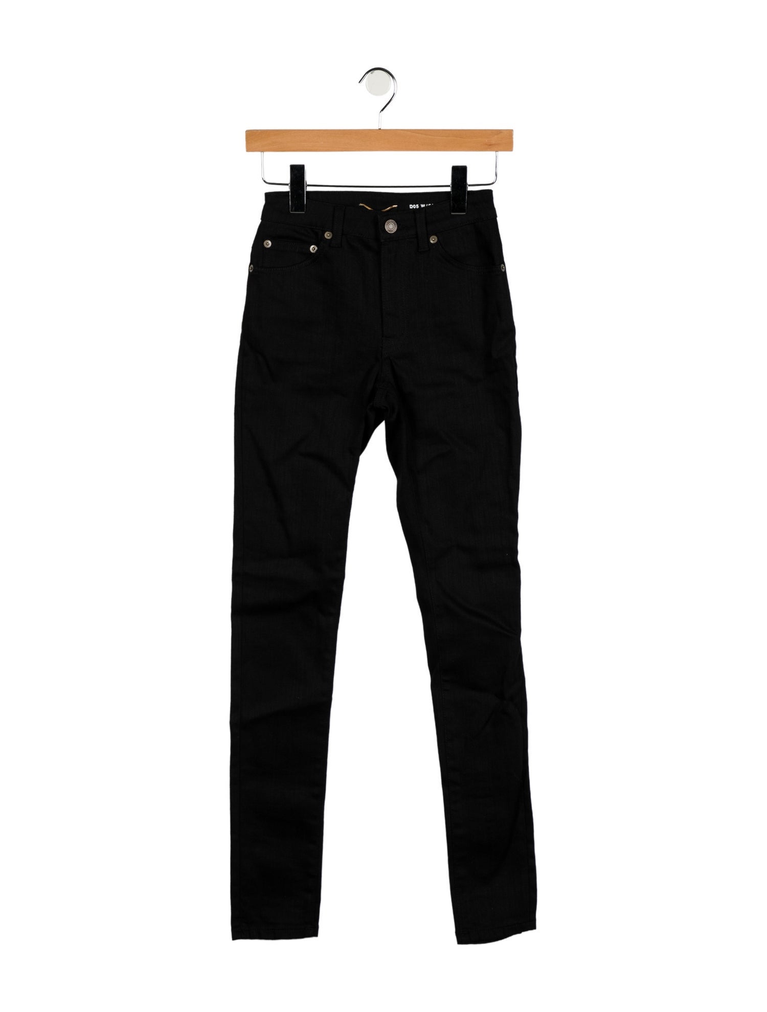 Saint Laurent Mid-Rise Skinny Leg Jeans