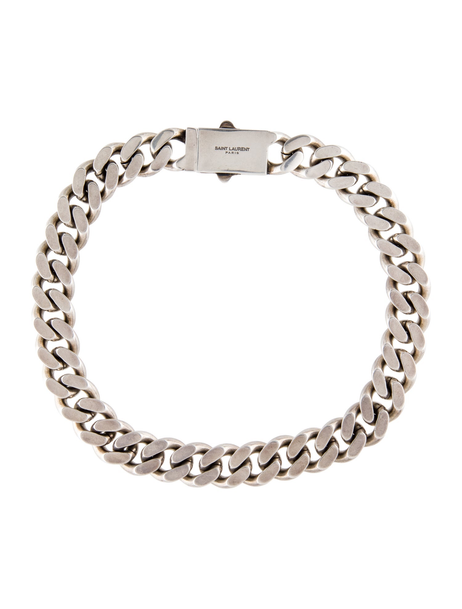 Saint Laurent Thick Curb Chain Necklace