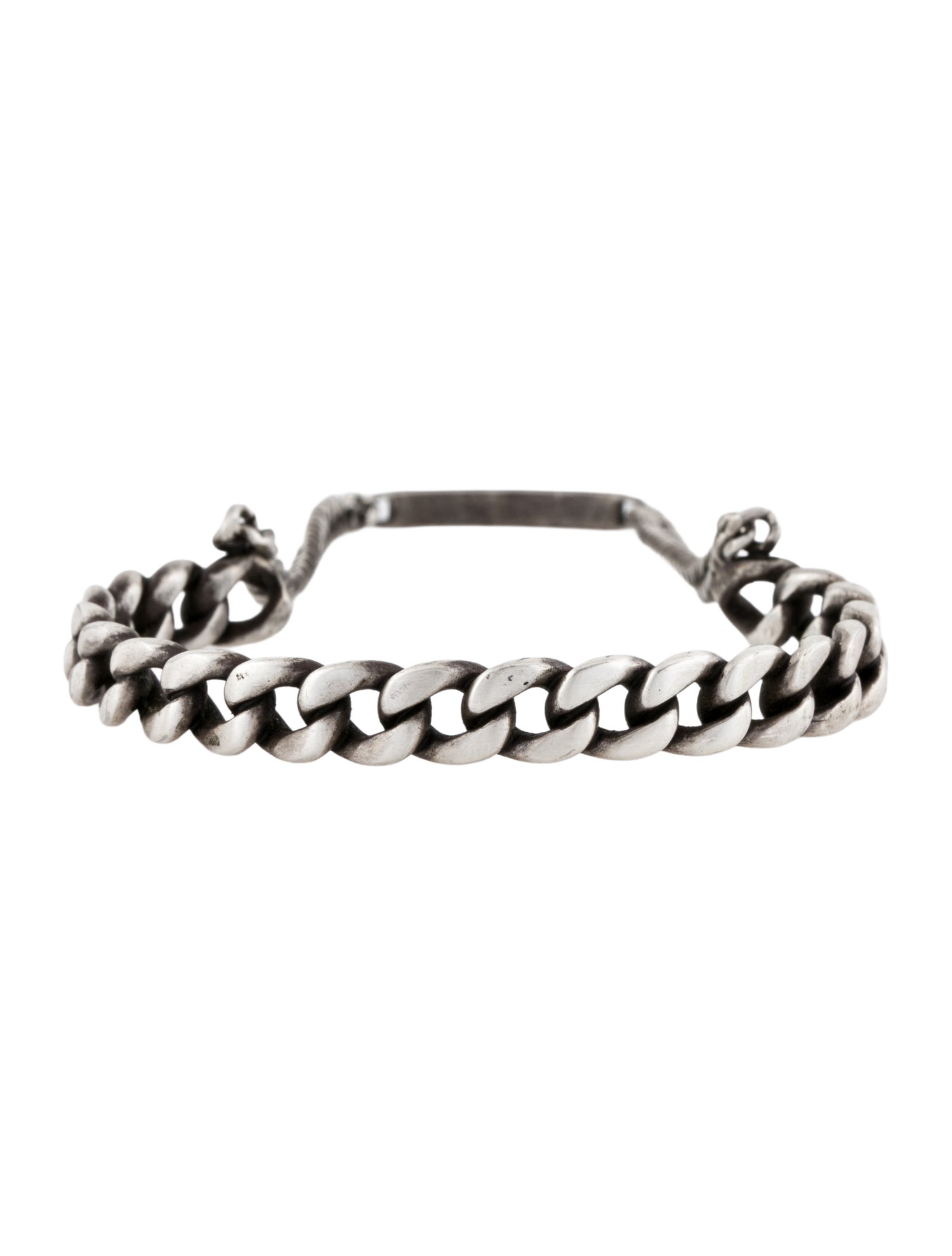 Saint Laurent Gourmette Cuff Bracelet