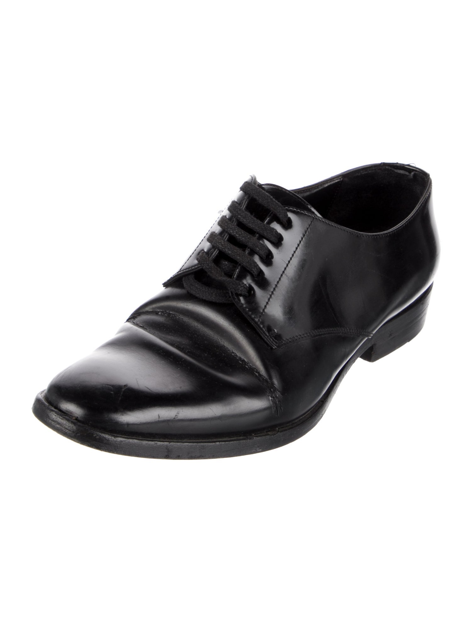 Saint Laurent Leather Oxfords