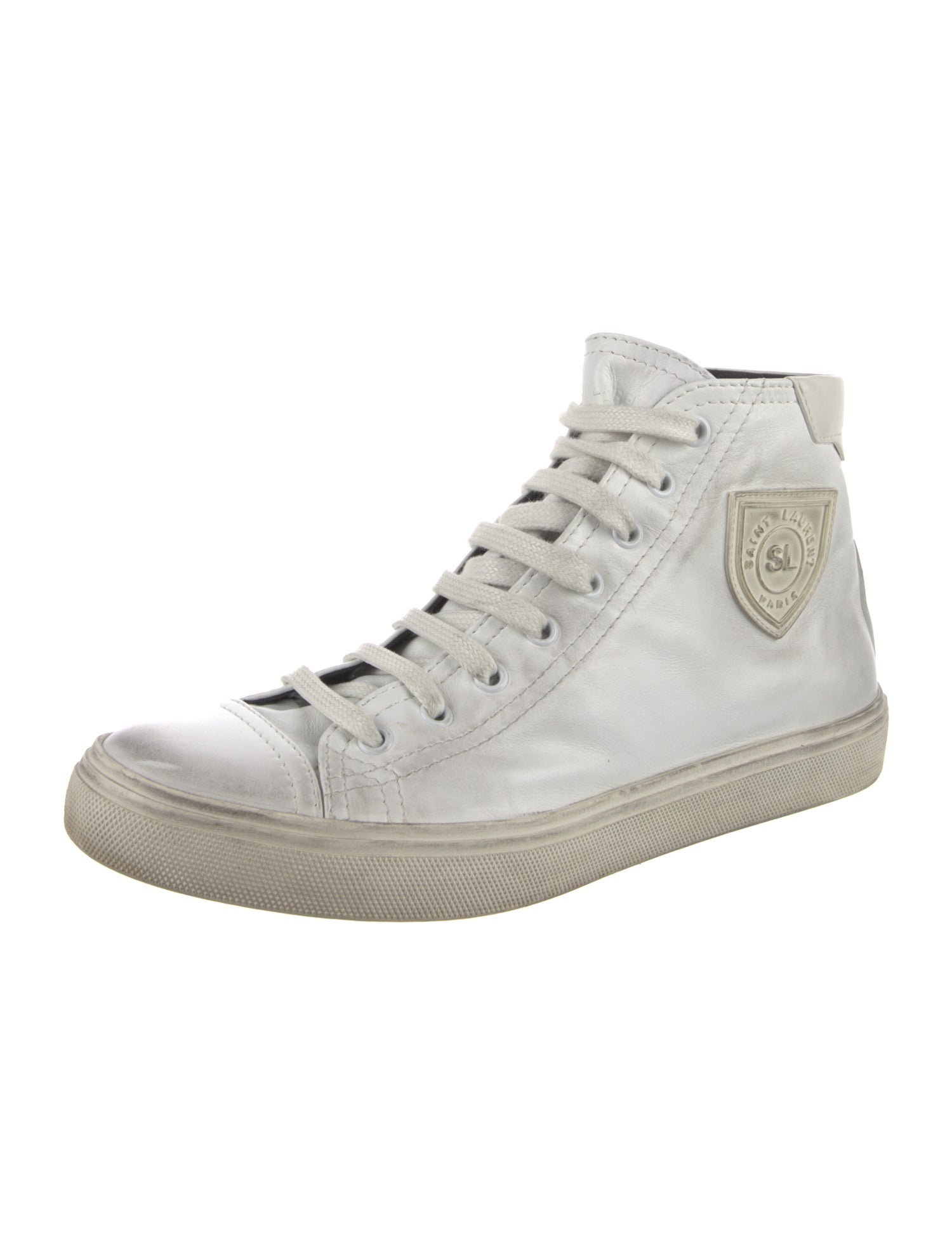 Saint Laurent Leather Sneakers