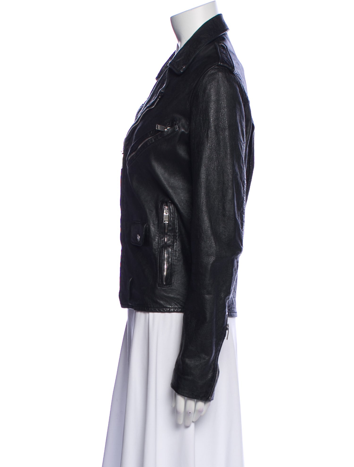 Saint Laurent Leather Biker Jacket