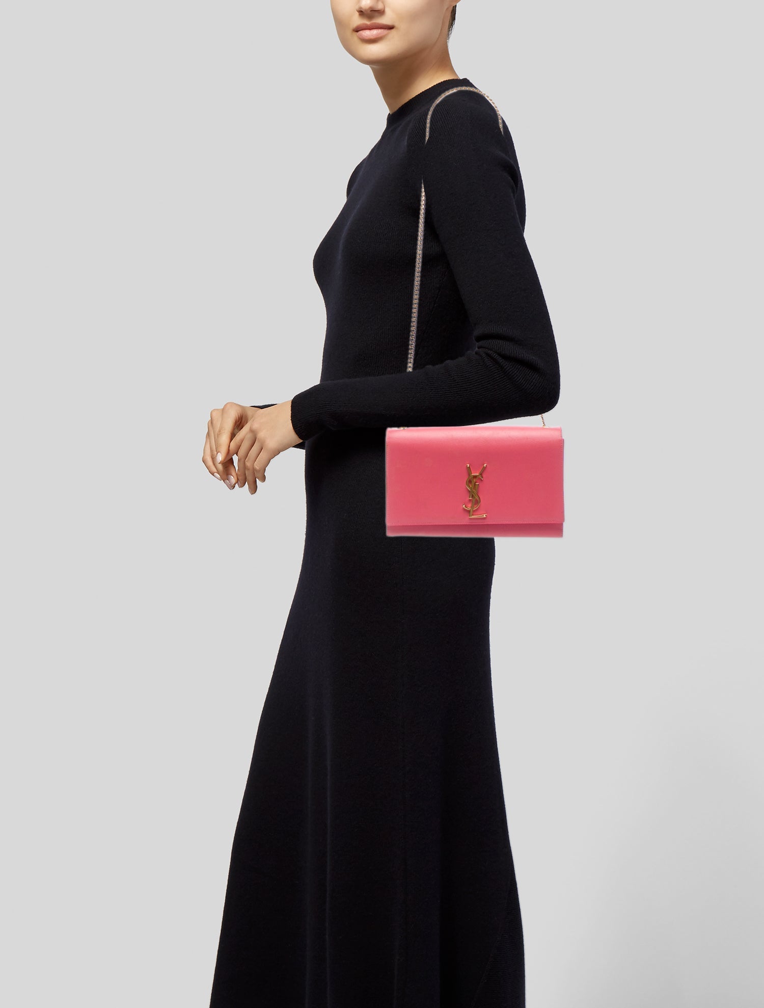 Saint Laurent Leather Kate Medium