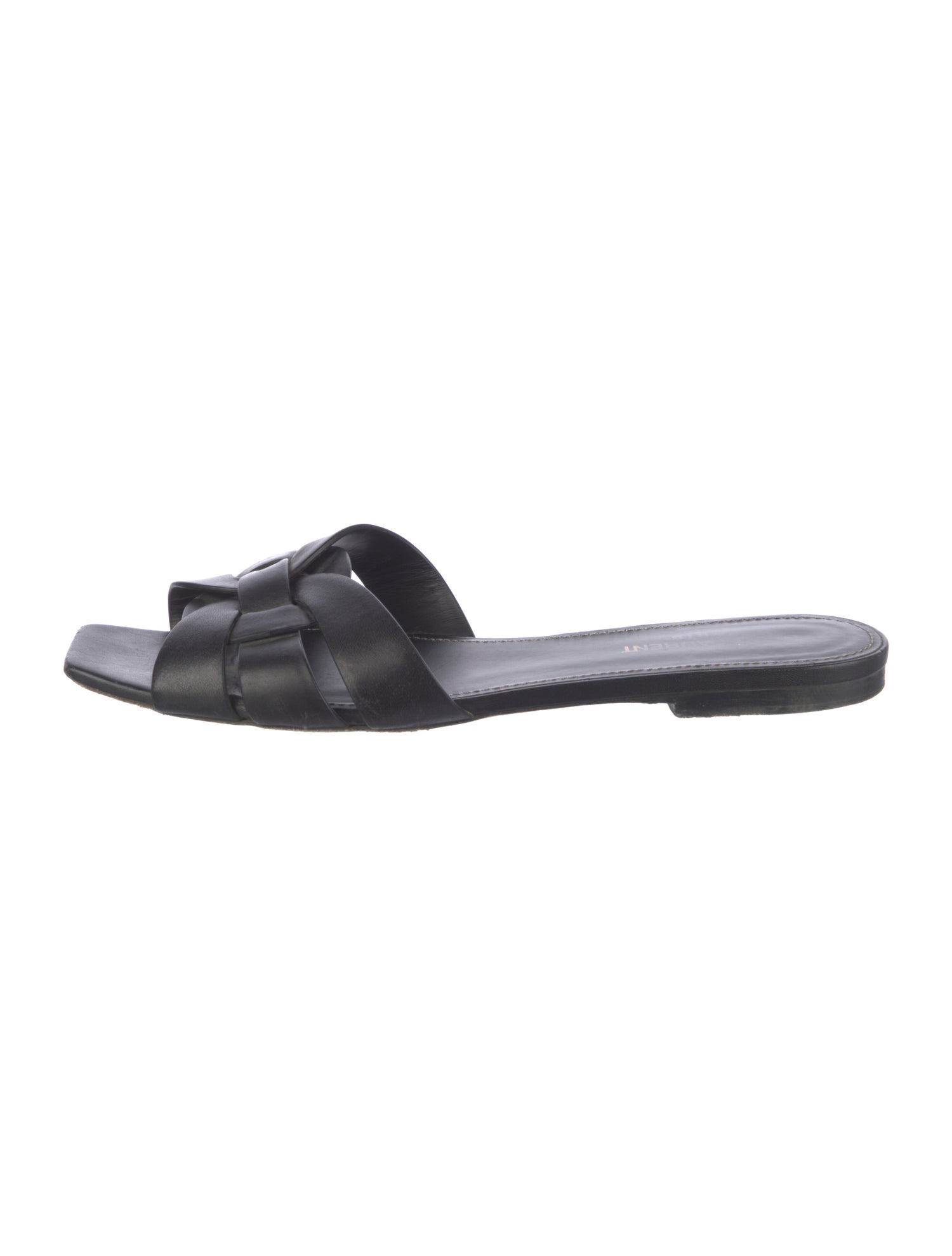 Saint Laurent Leather Slides
