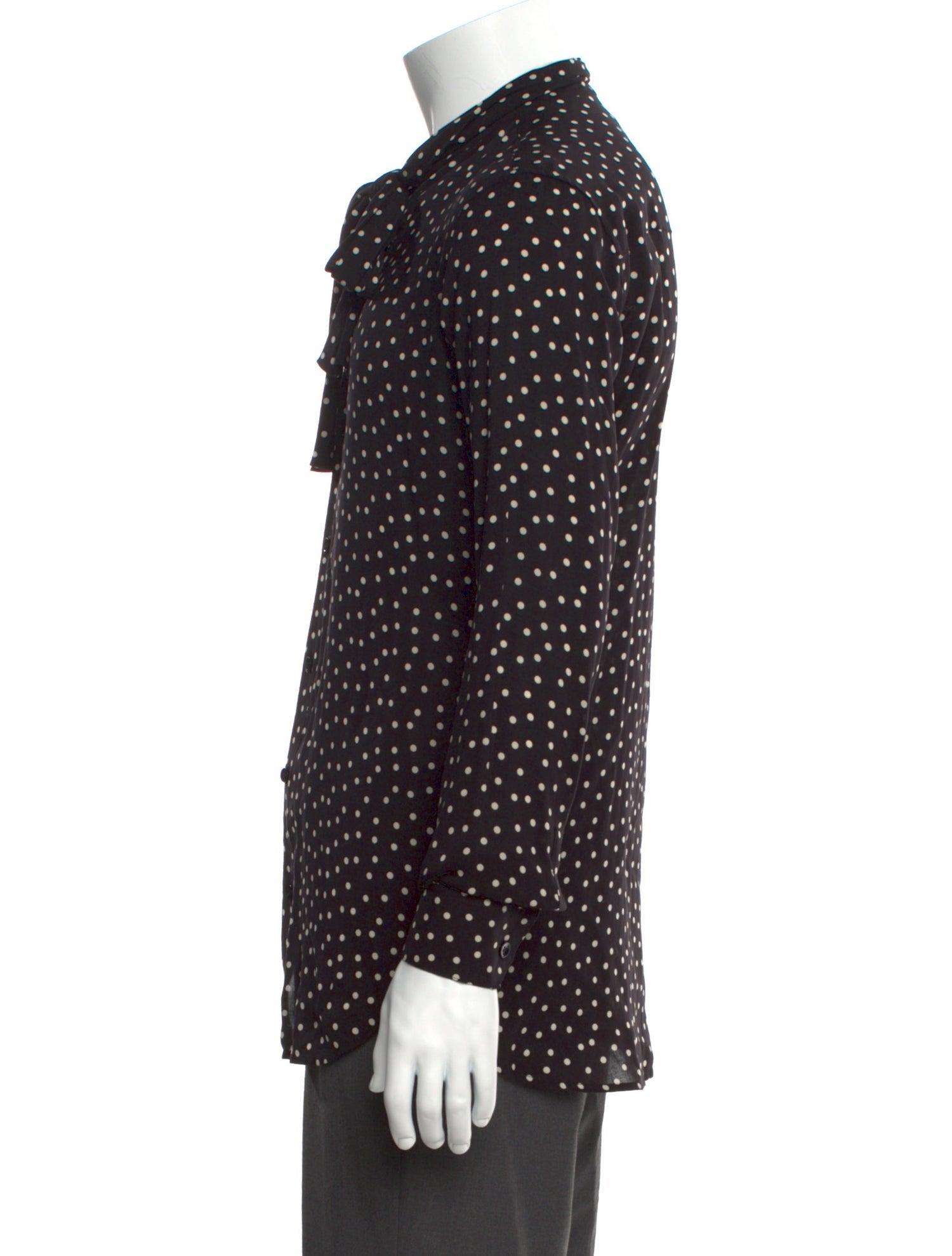 Saint Laurent 2016 Polka Dot Print Shirt