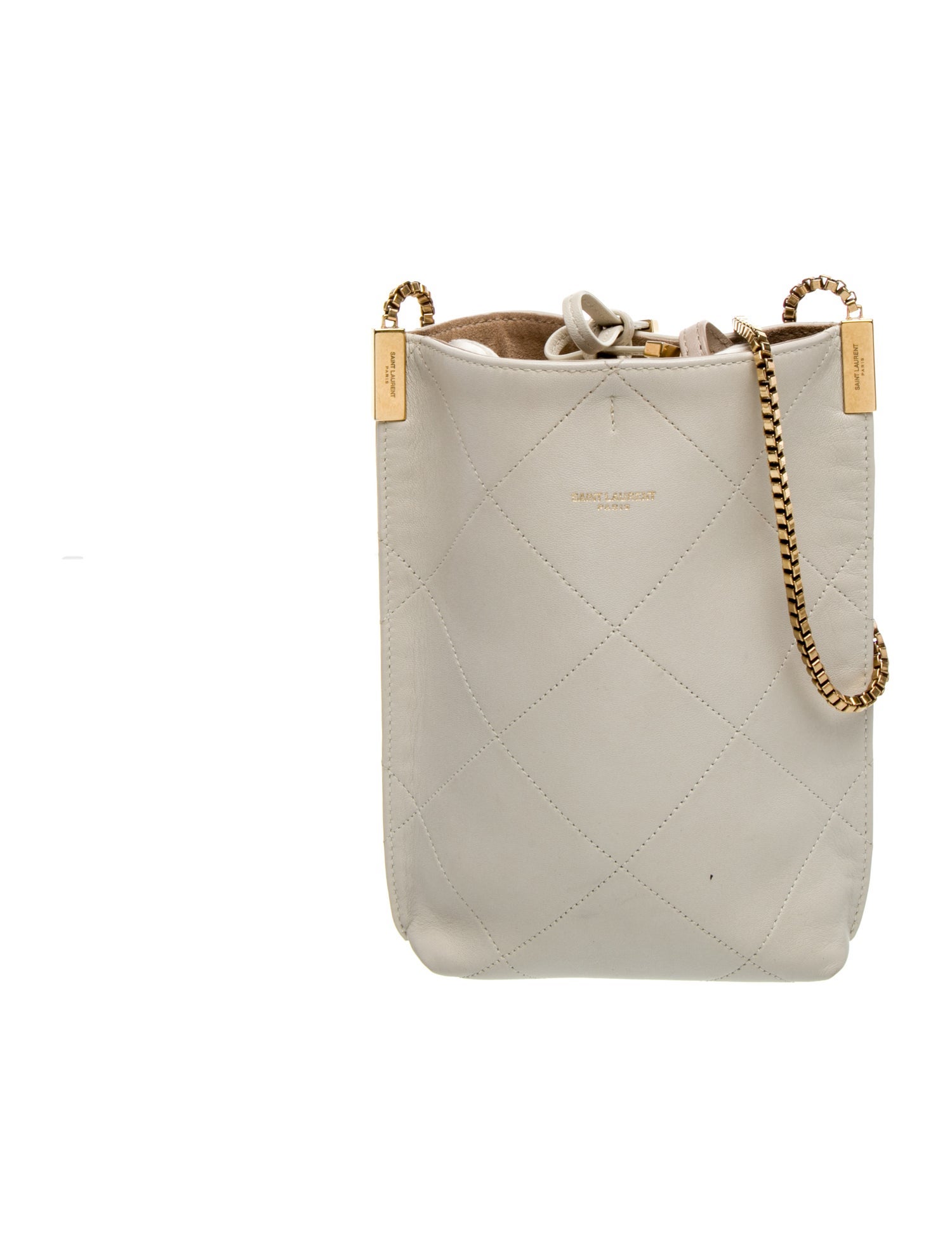 Saint Laurent Leather Bucket Bag