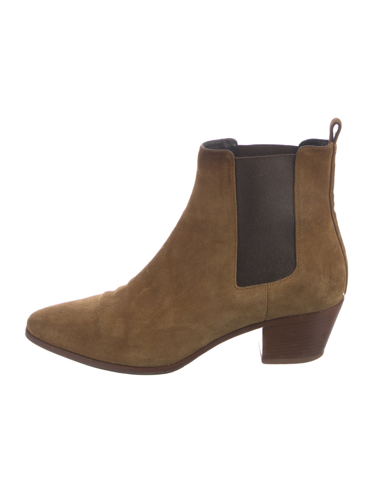 Saint Laurent Suede Chelsea Boots