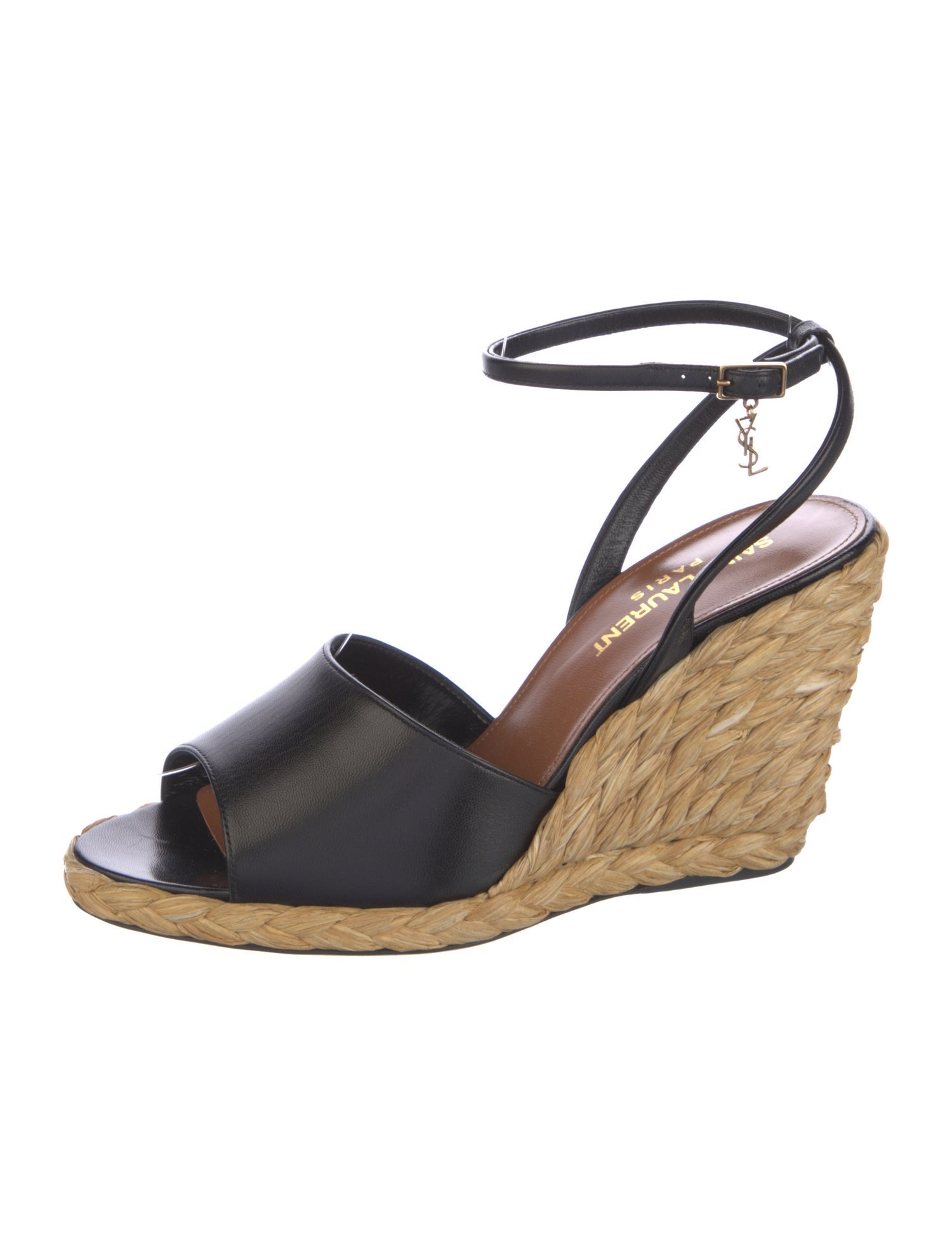 Saint Laurent Leather Espadrilles