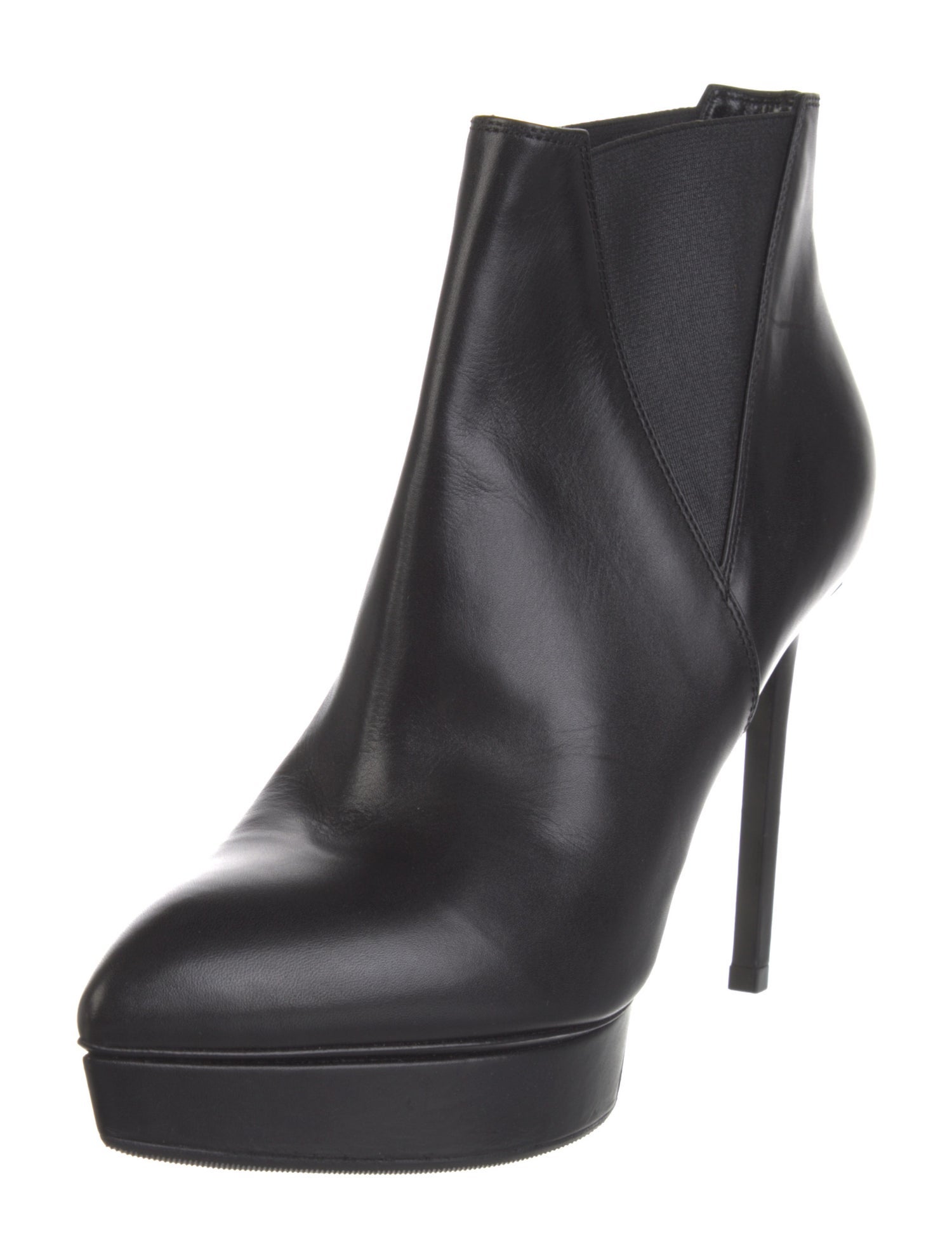 Saint Laurent Leather Chelsea Boots