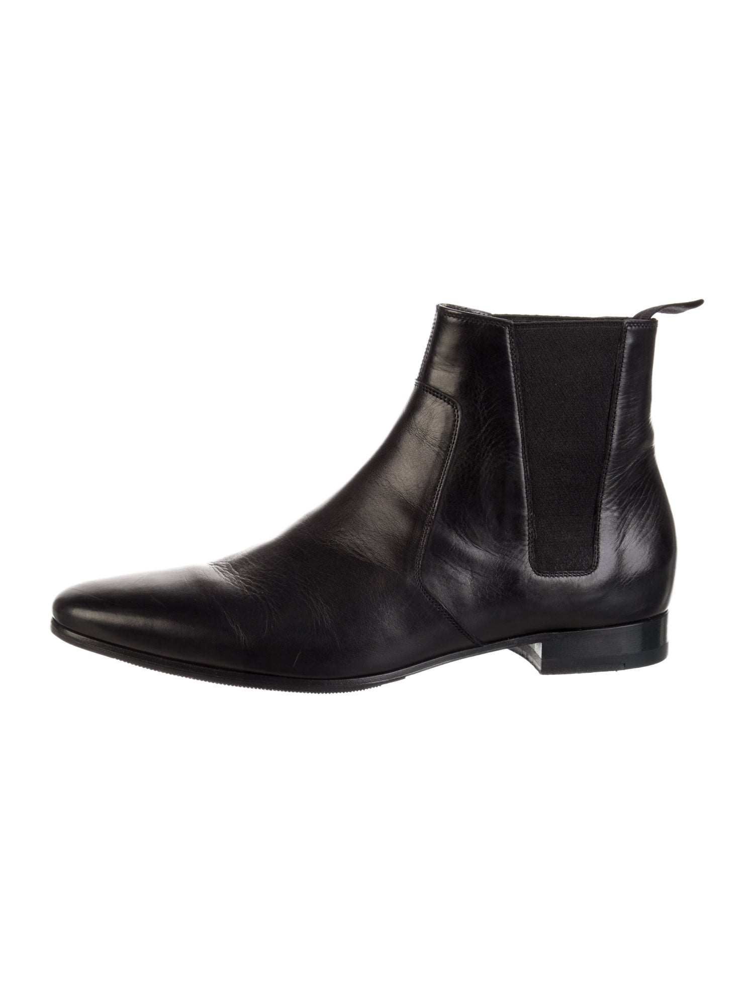 Saint Laurent Leather Chelsea Boots