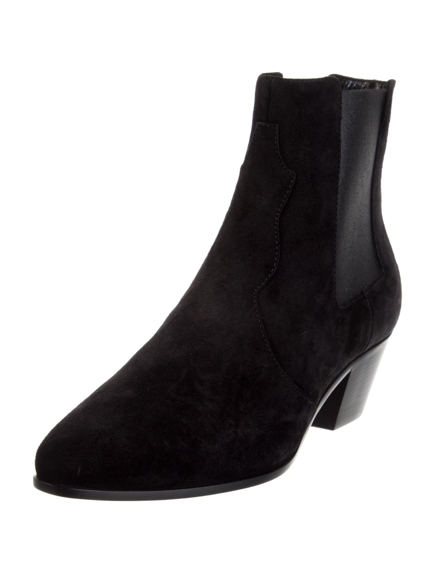 Saint Laurent Suede Chelsea Boots