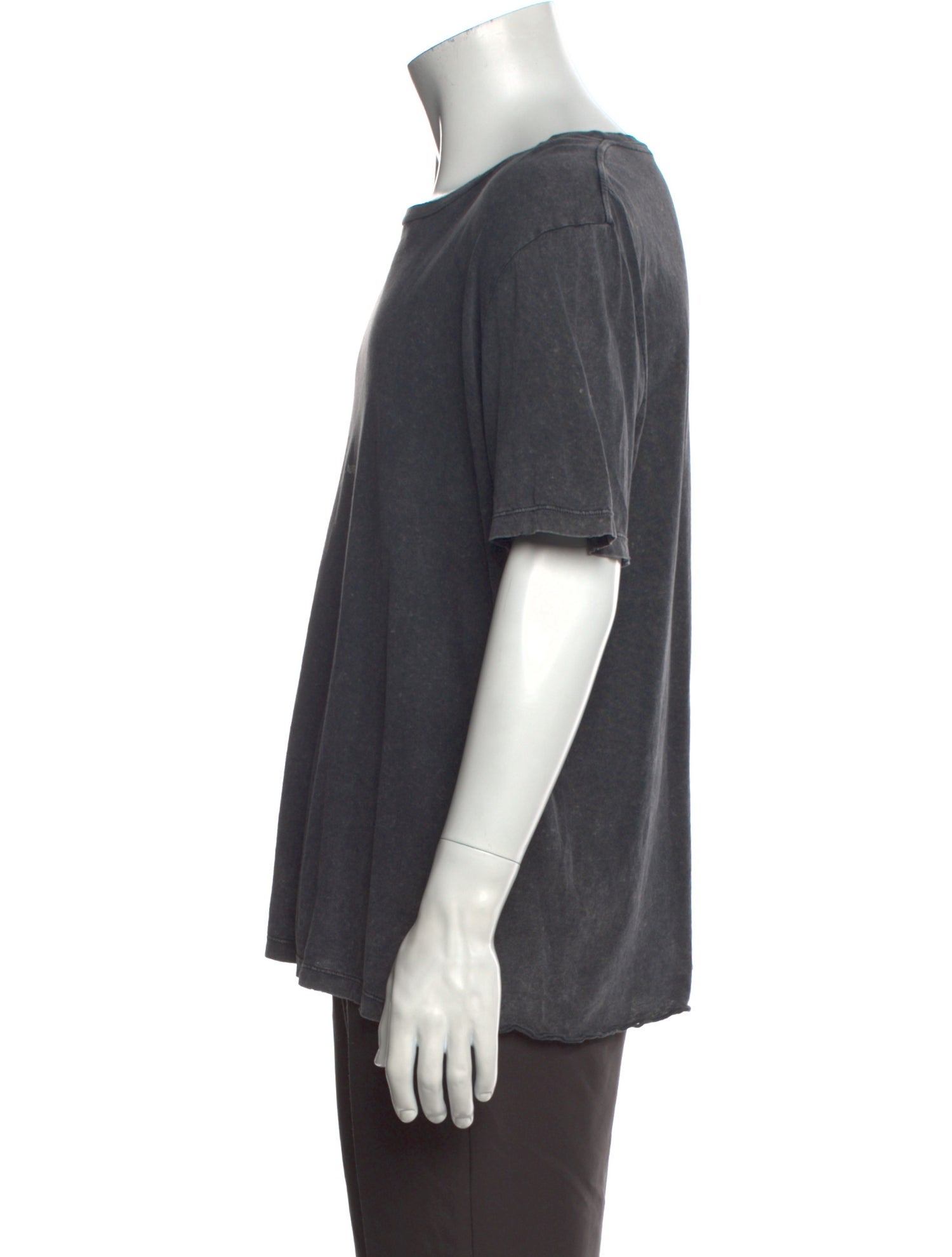 Saint Laurent Graphic Print Crew Neck T-Shirt