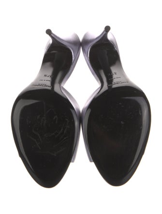 Saint Laurent Leather Mules