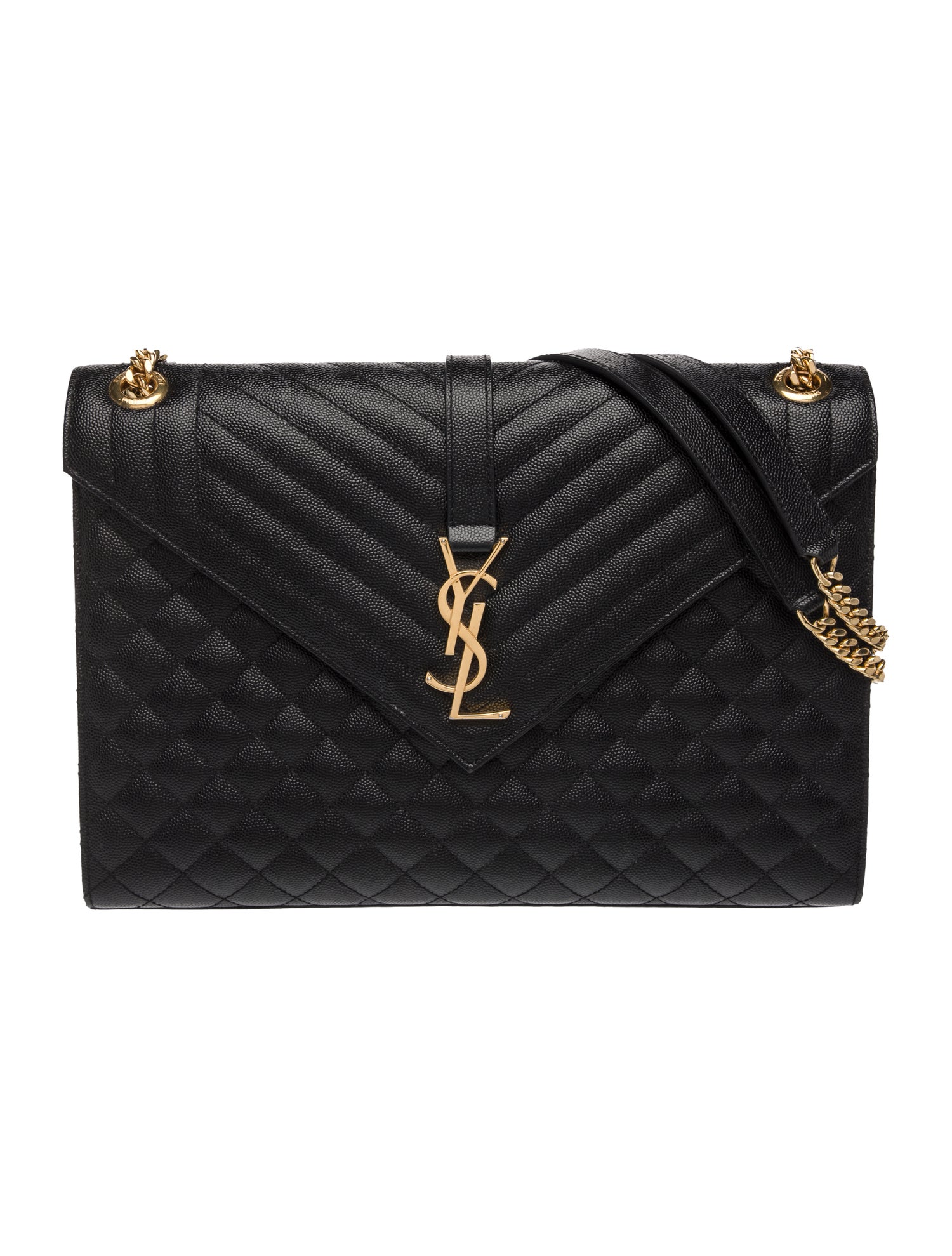 Saint Laurent Quilted Envelope Large