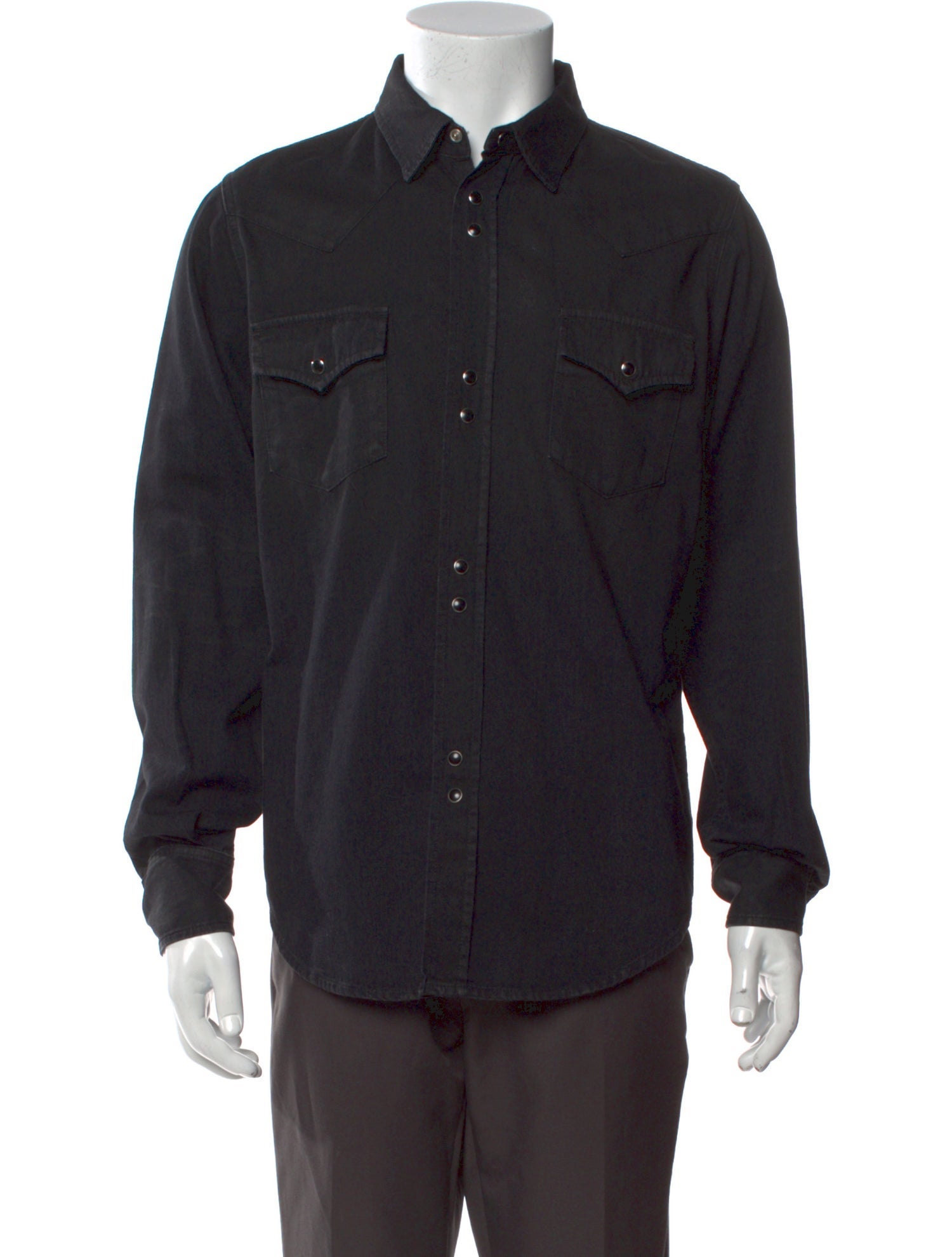 Saint Laurent 2019 Long Sleeve Western Shirt