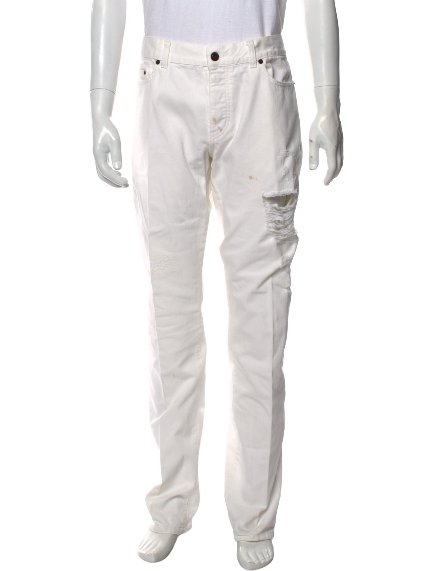 Saint Laurent 2018 Moto Jeans