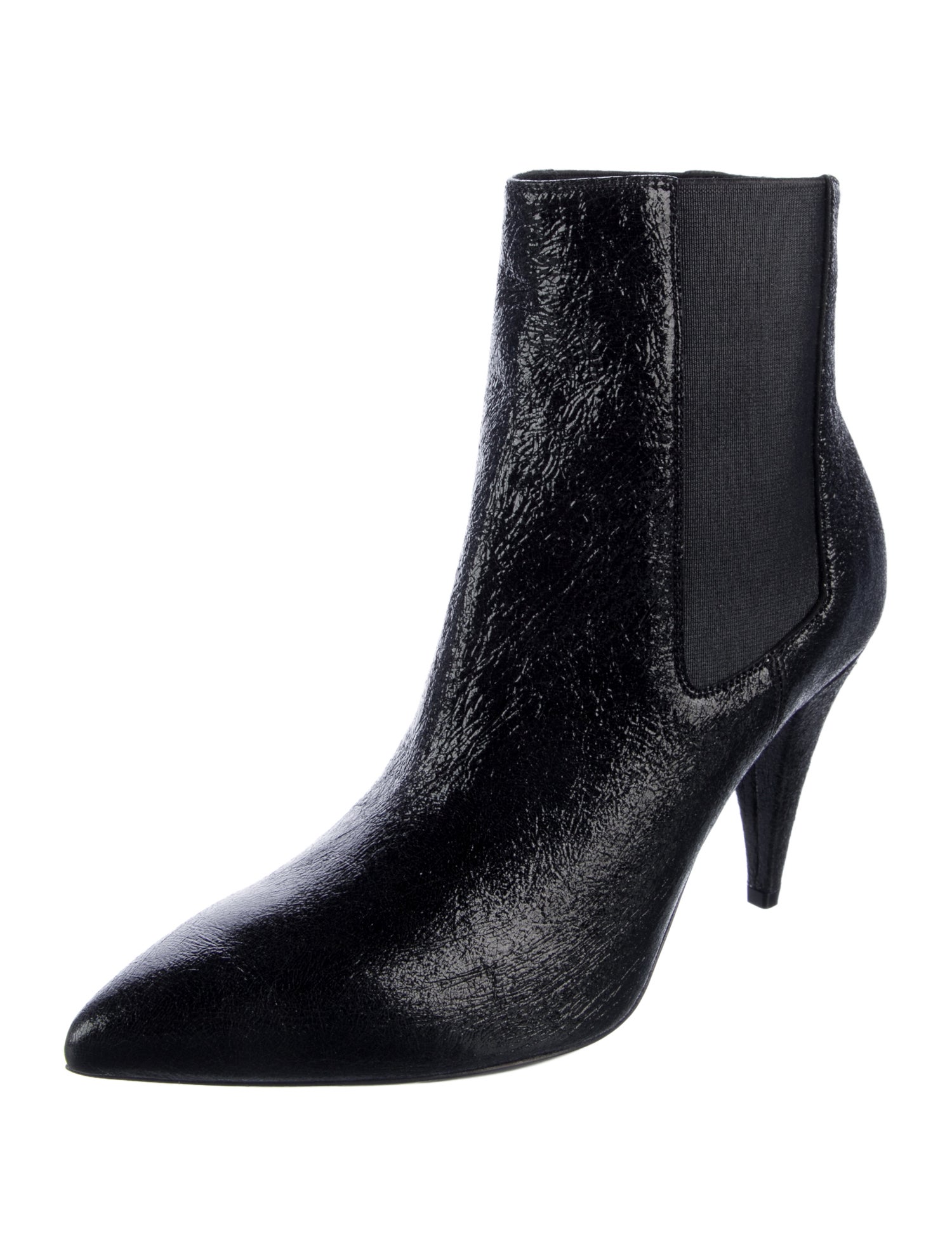 Saint Laurent Glitter Glitter Accents Loafers