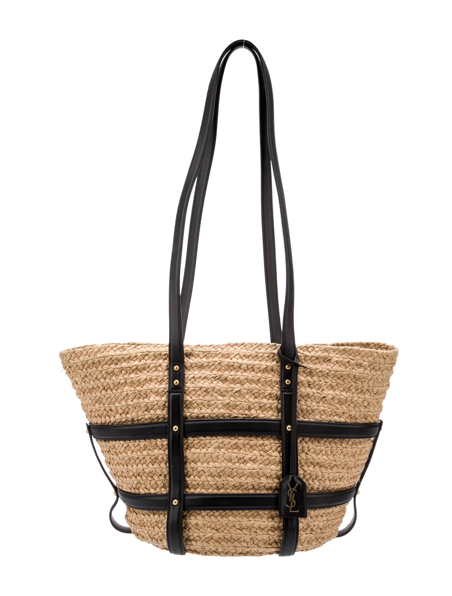 Saint Laurent Raffia Panier