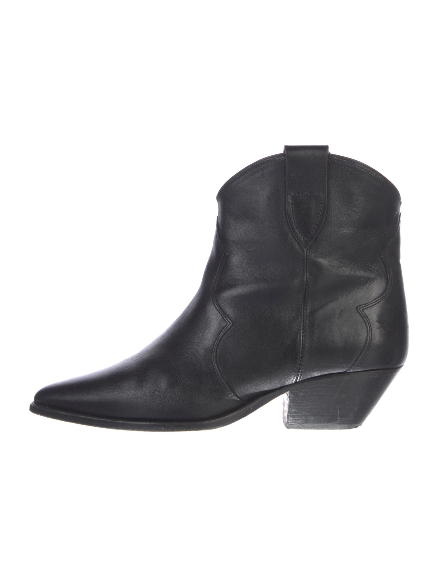Saint Laurent Leather Western Boots
