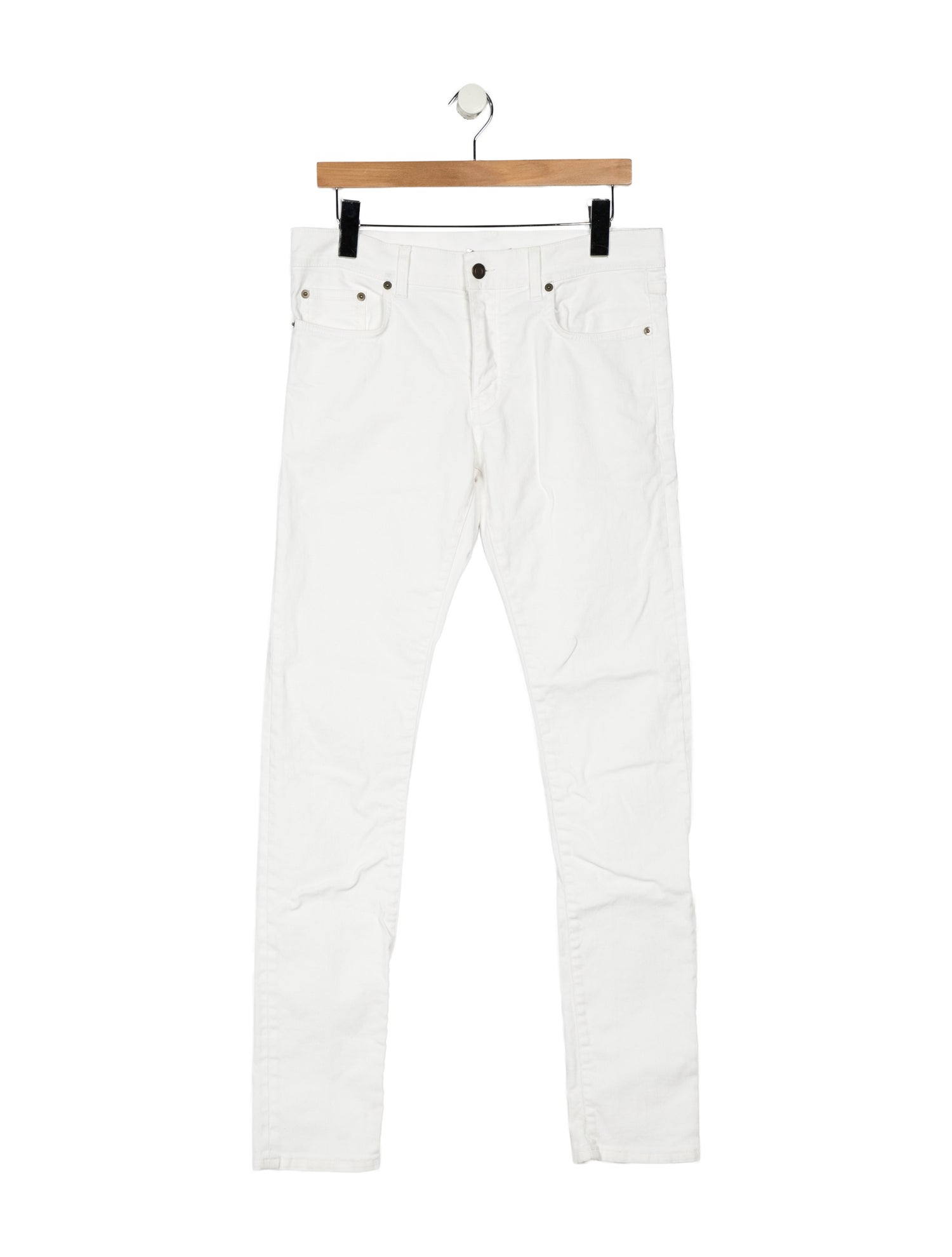 Saint Laurent Mid-Rise Skinny Leg Jeans