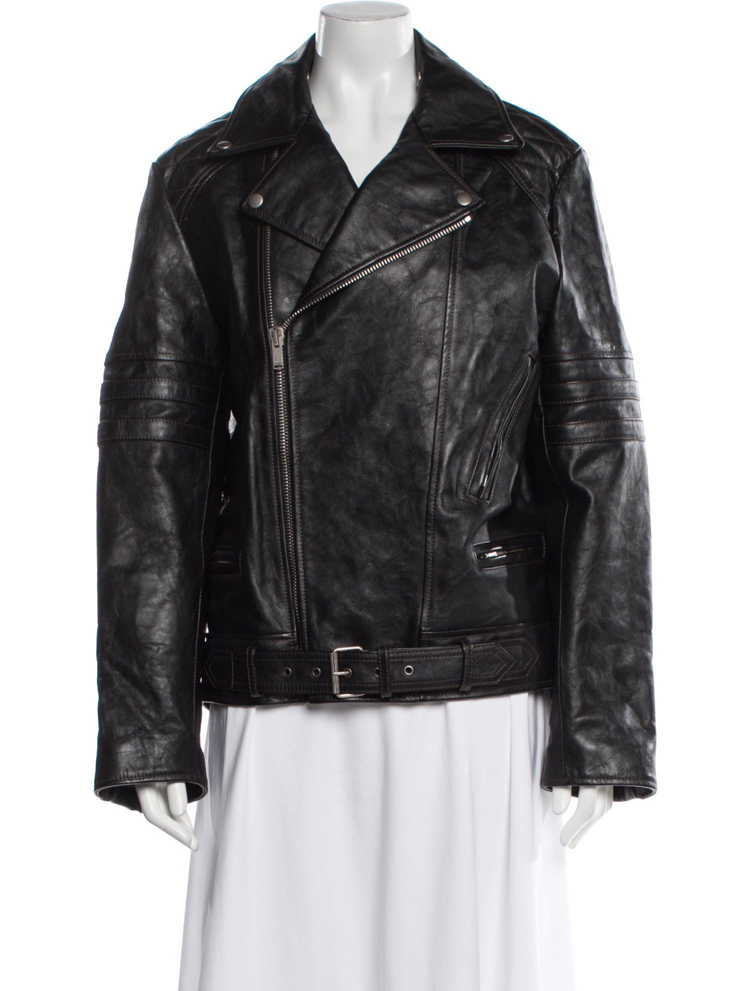 Saint Laurent Leather Biker Jacket