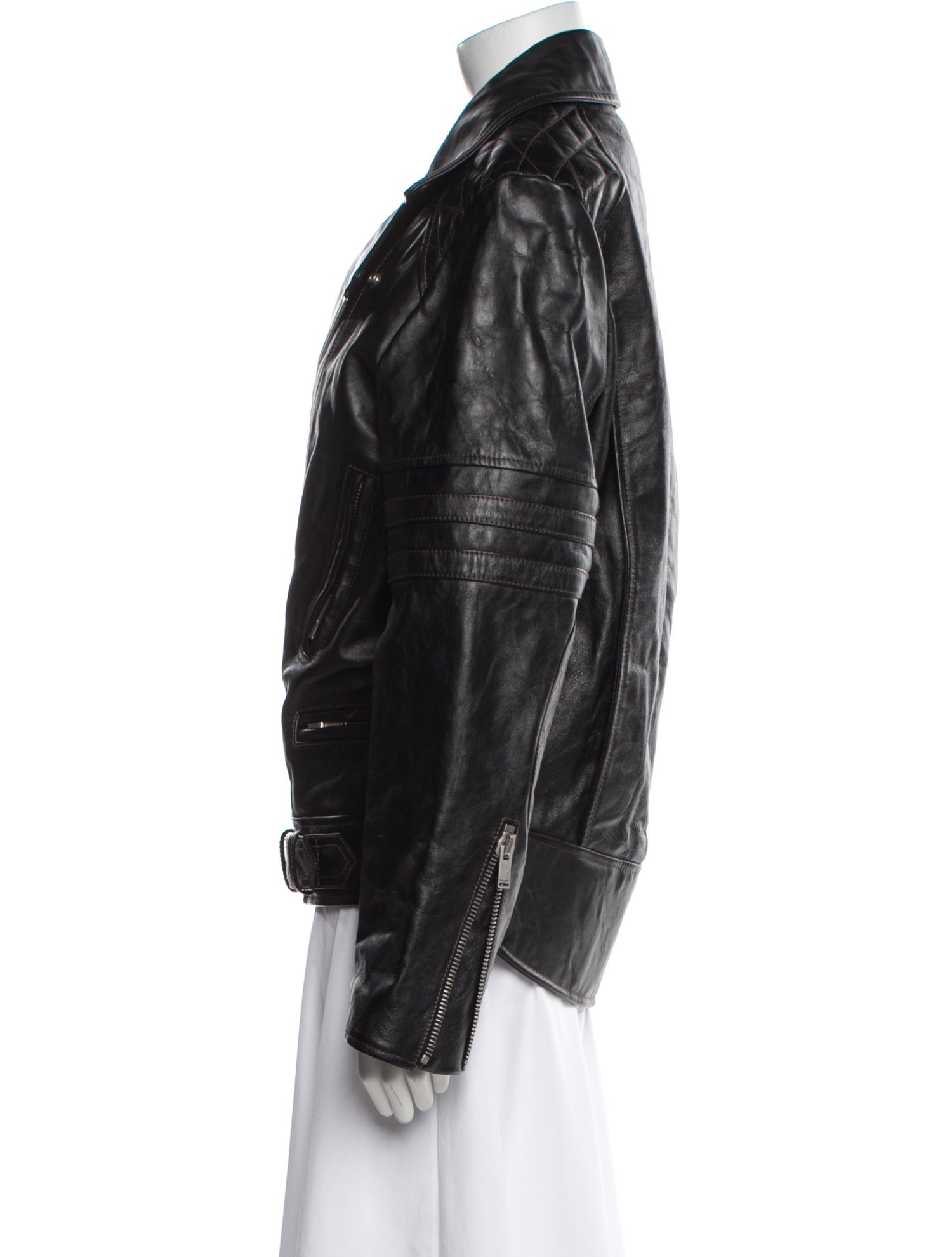Saint Laurent Leather Biker Jacket