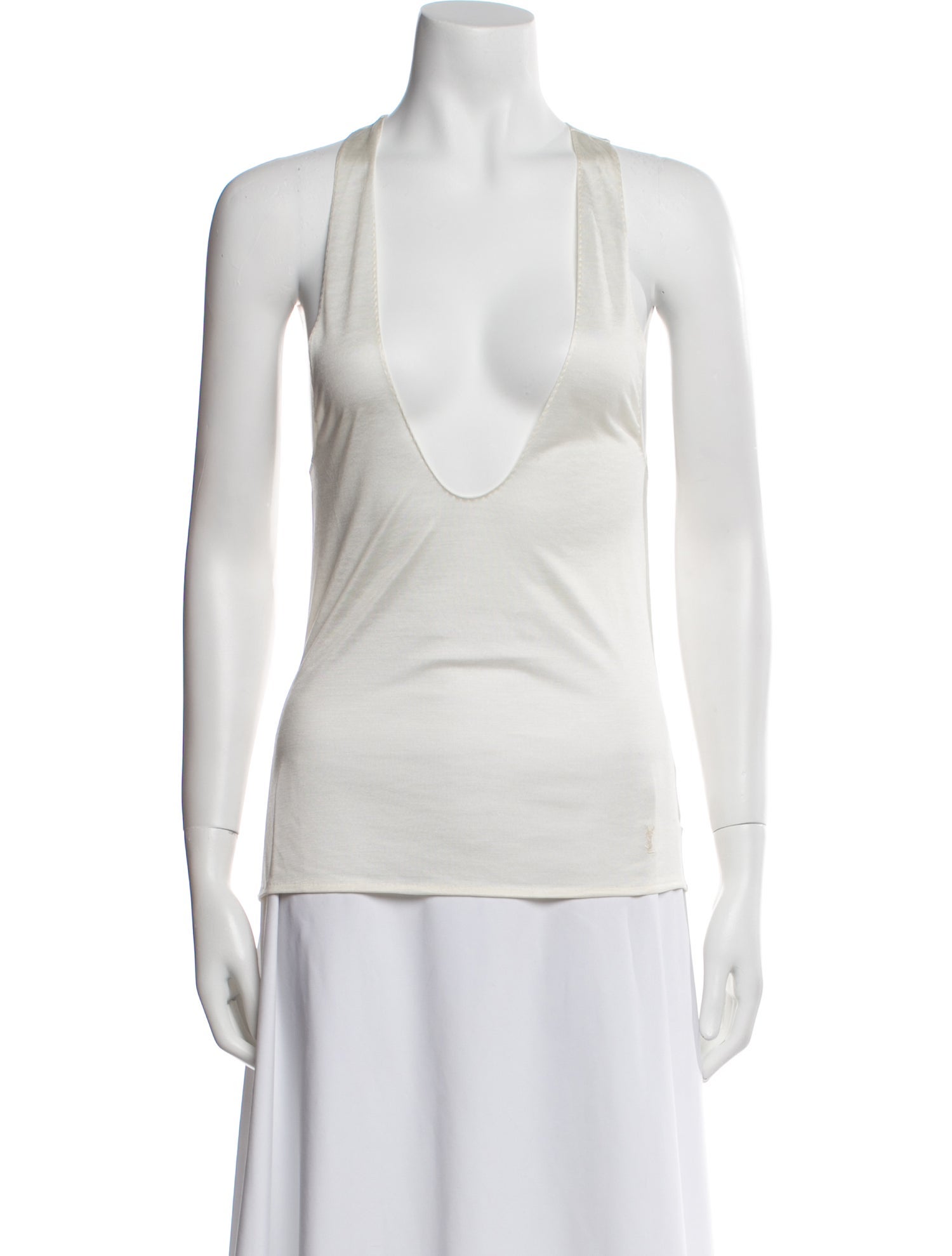 Saint Laurent V-Neck Sleeveless Top