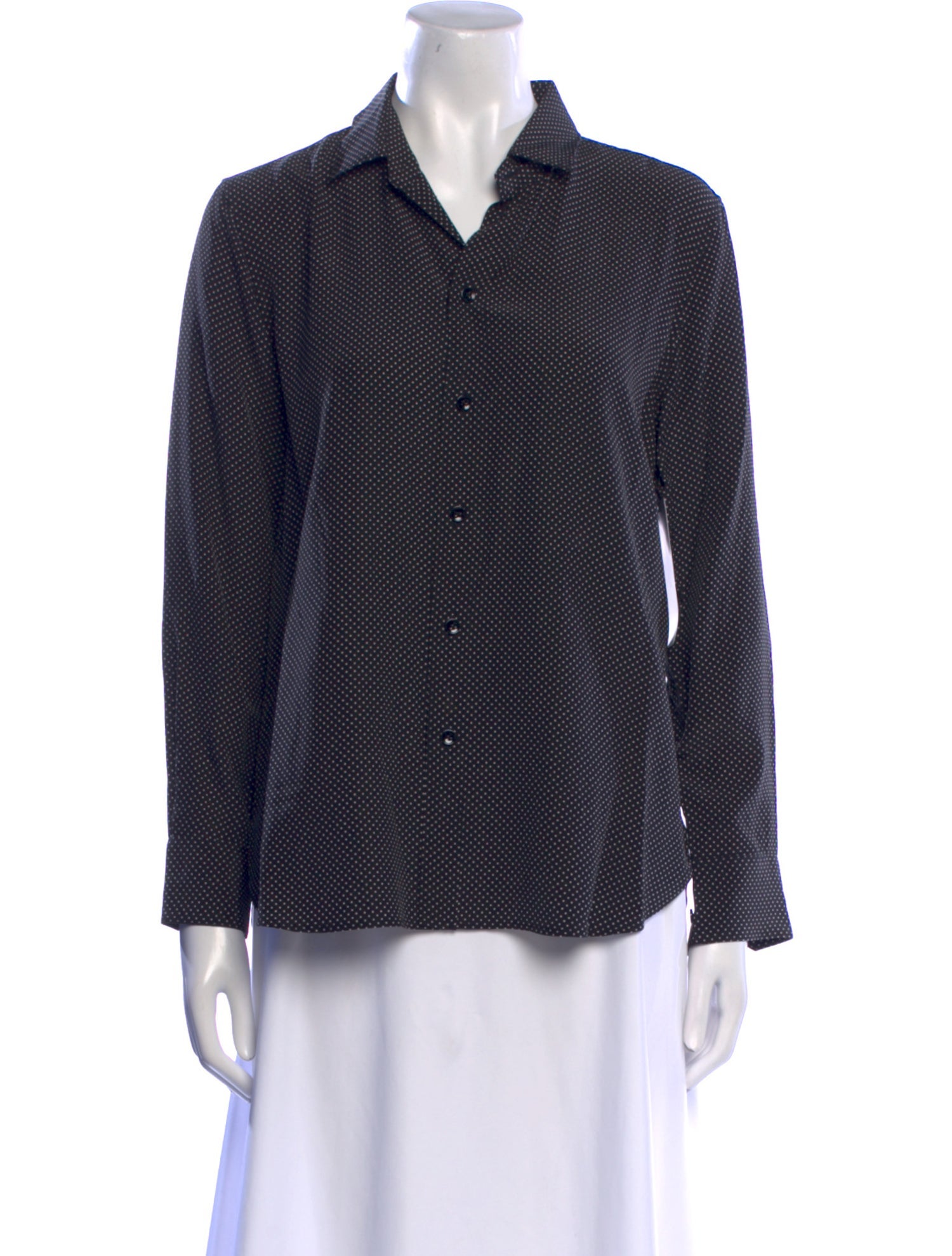 Saint Laurent 2016 Silk Button-Up Top