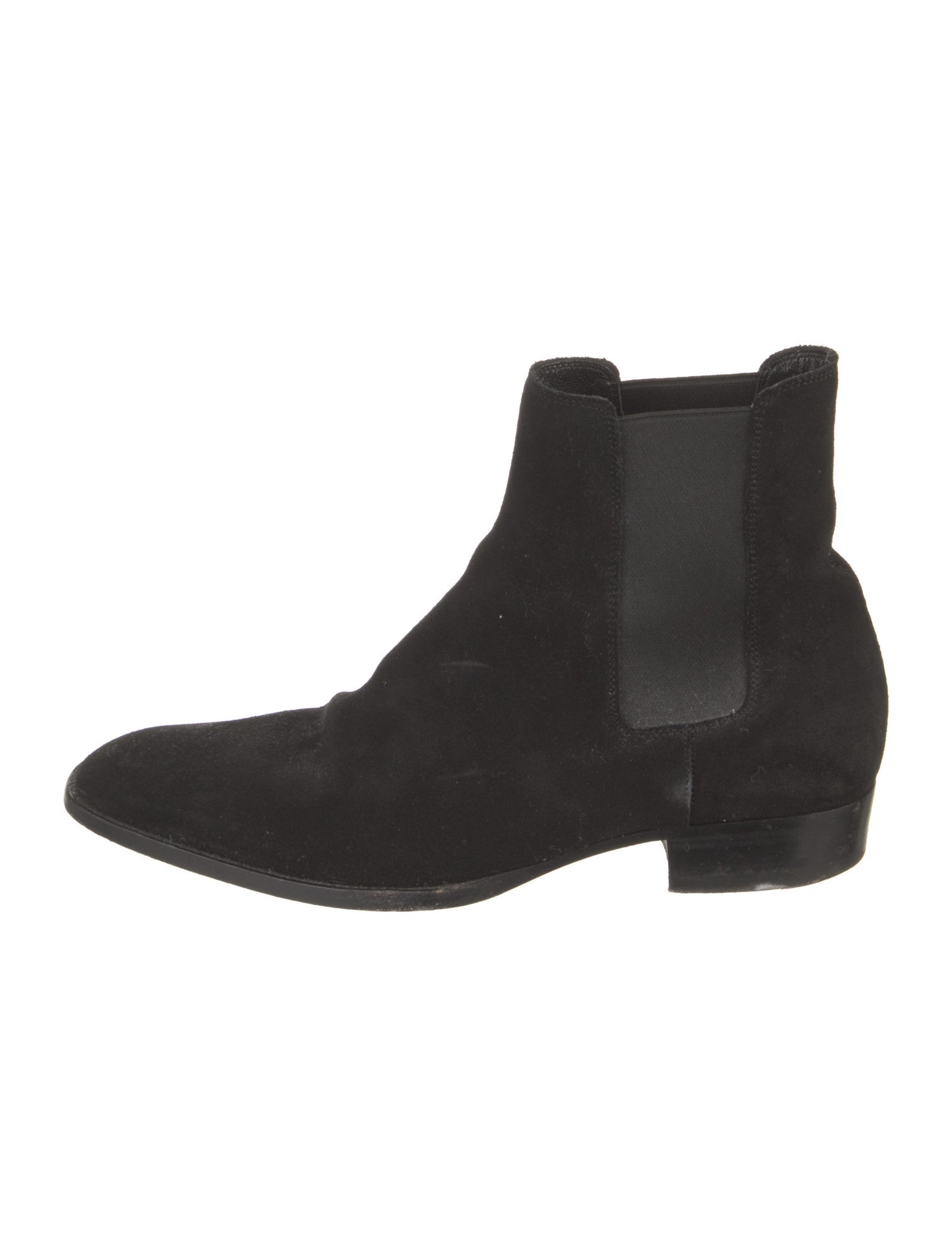 Saint Laurent Suede Chelsea Boots