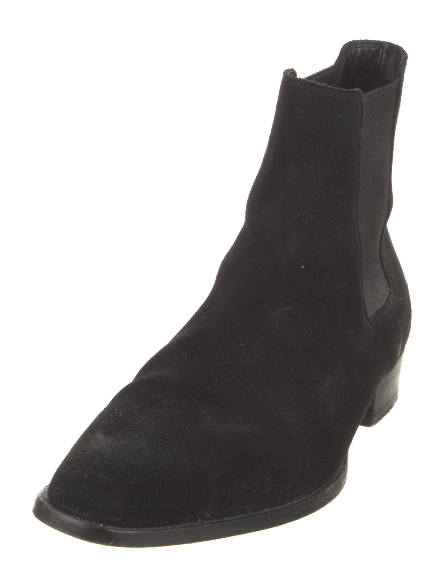 Saint Laurent Suede Chelsea Boots