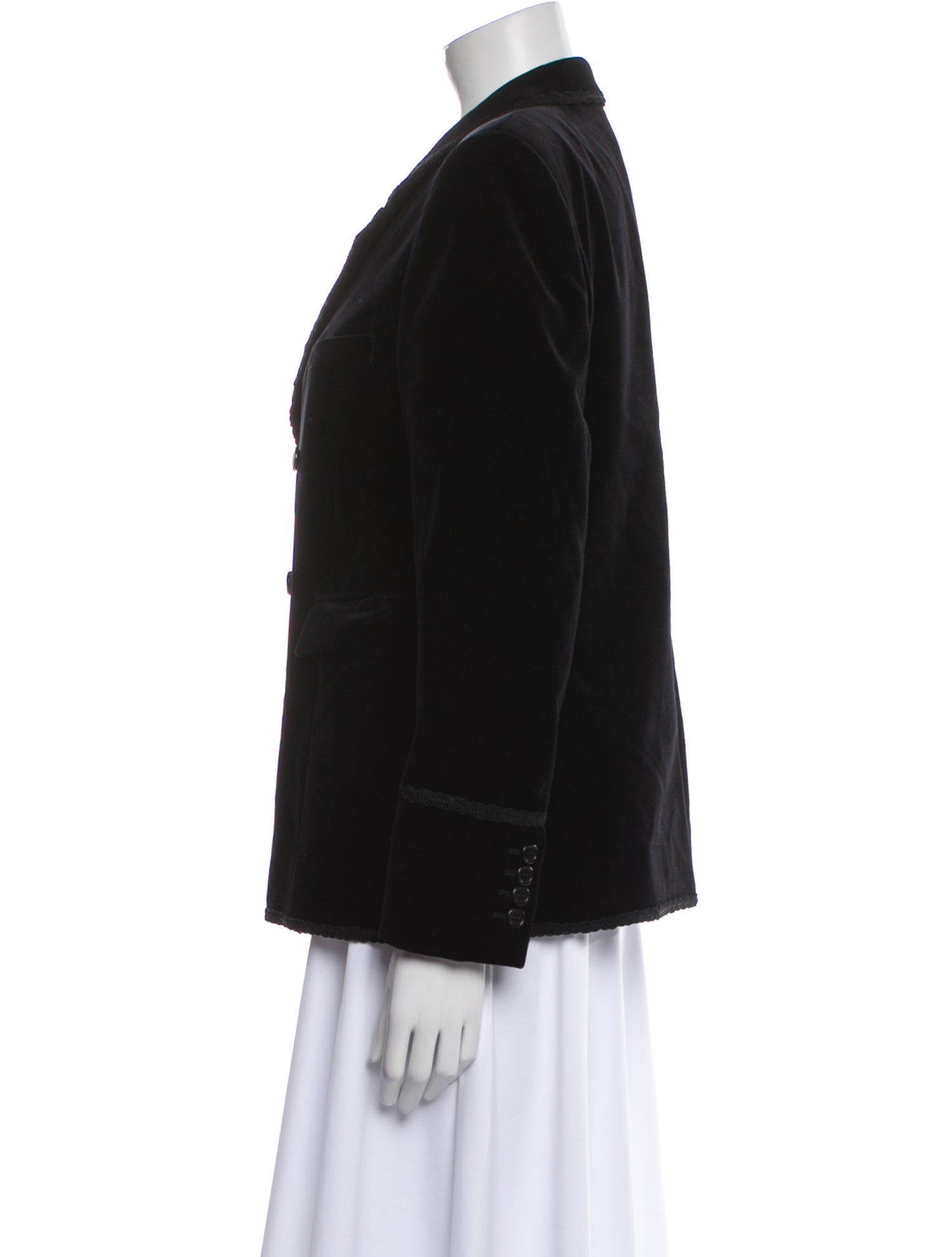 Saint Laurent 2018-2019 Velvet Blazer