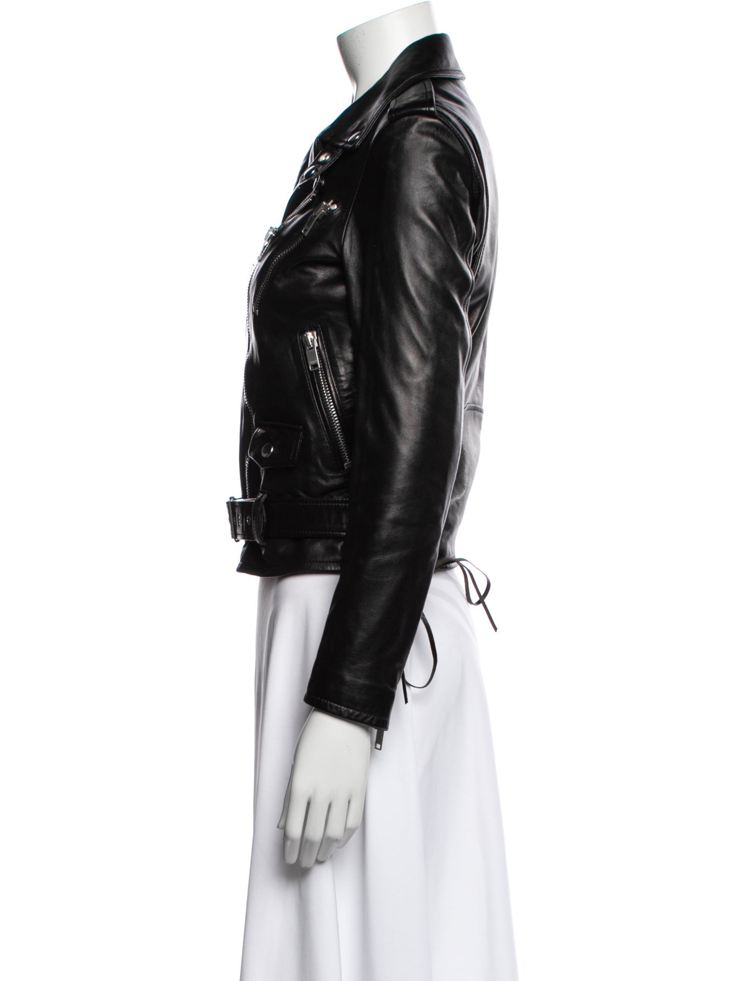 Saint Laurent Leather Biker Jacket