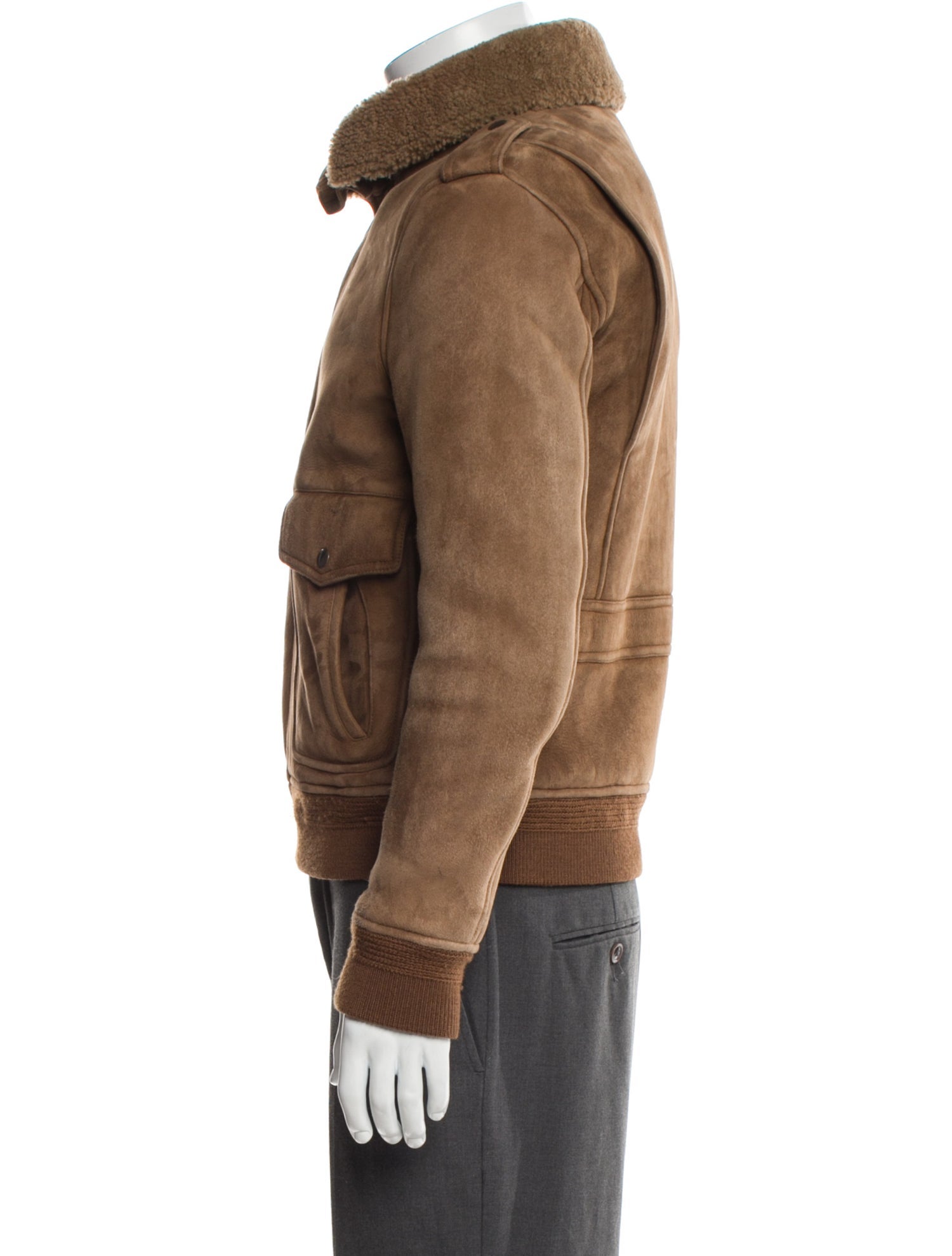 Saint Laurent 2019-2020 Shearling Utility Jacket