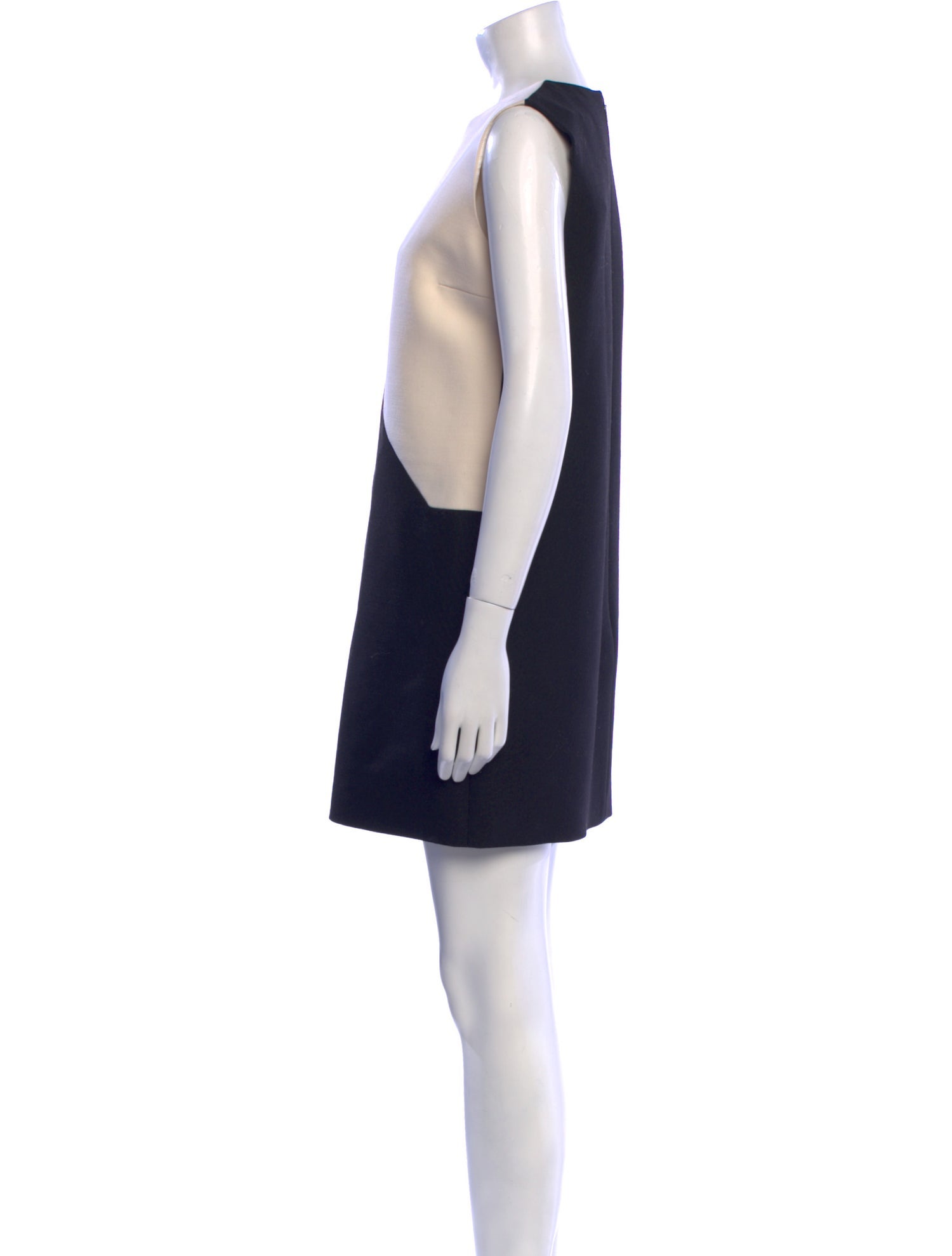 Saint Laurent Virgin Wool Mini Dress w/ Tags