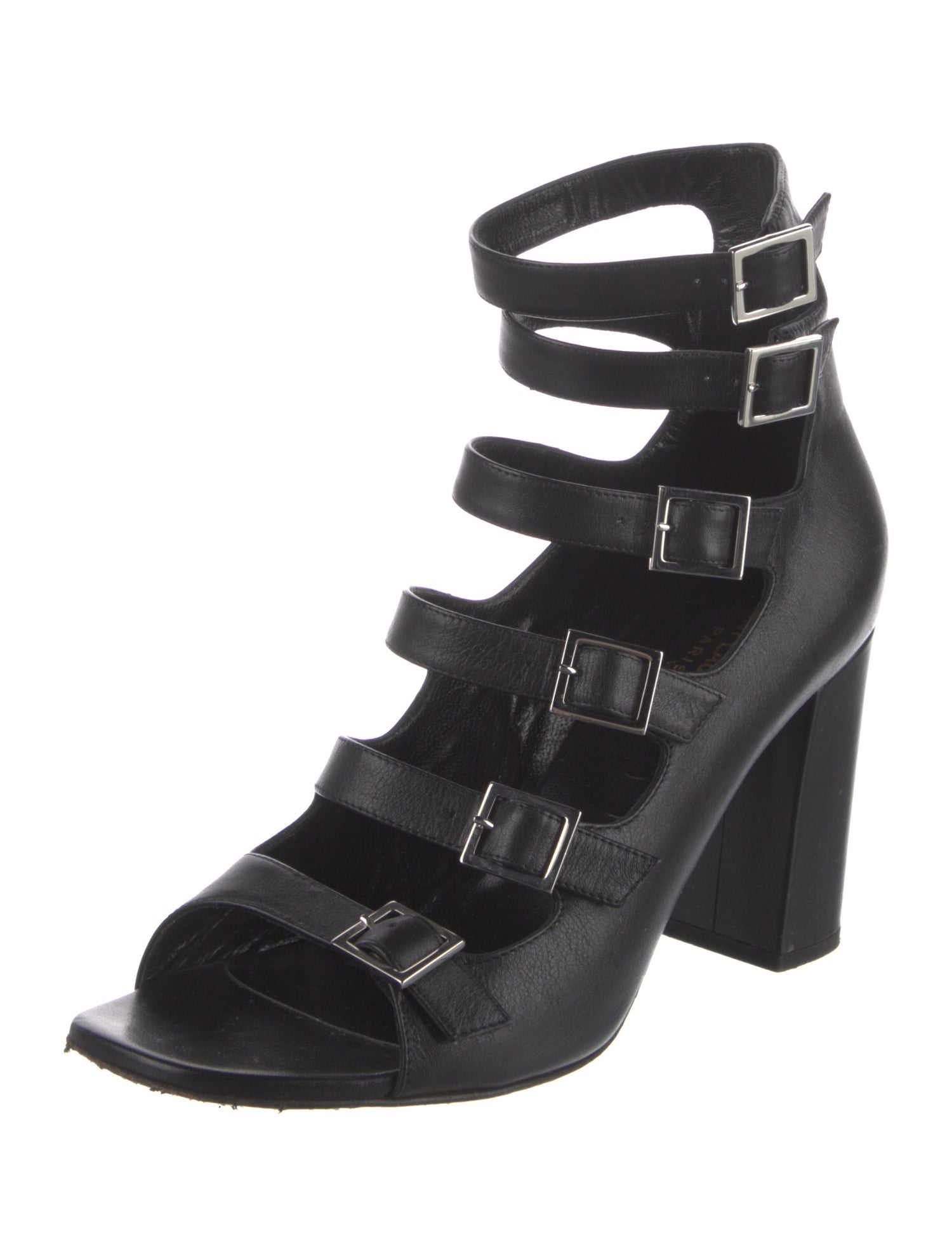 Saint Laurent Leather Gladiator Sandals