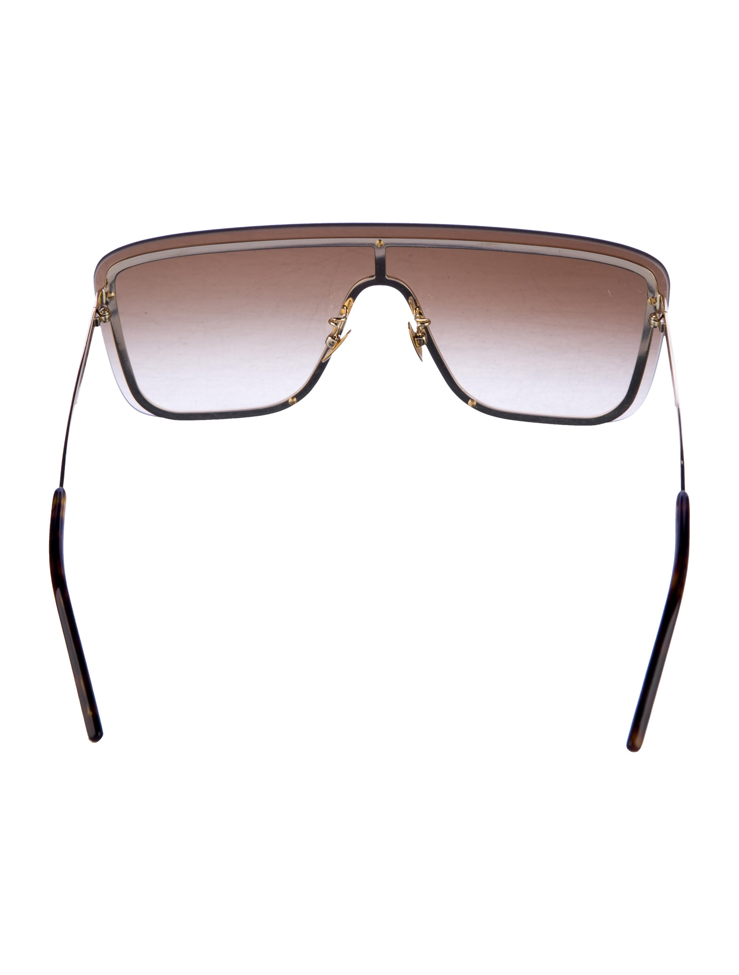 Saint Laurent Shield Gradient Sunglasses