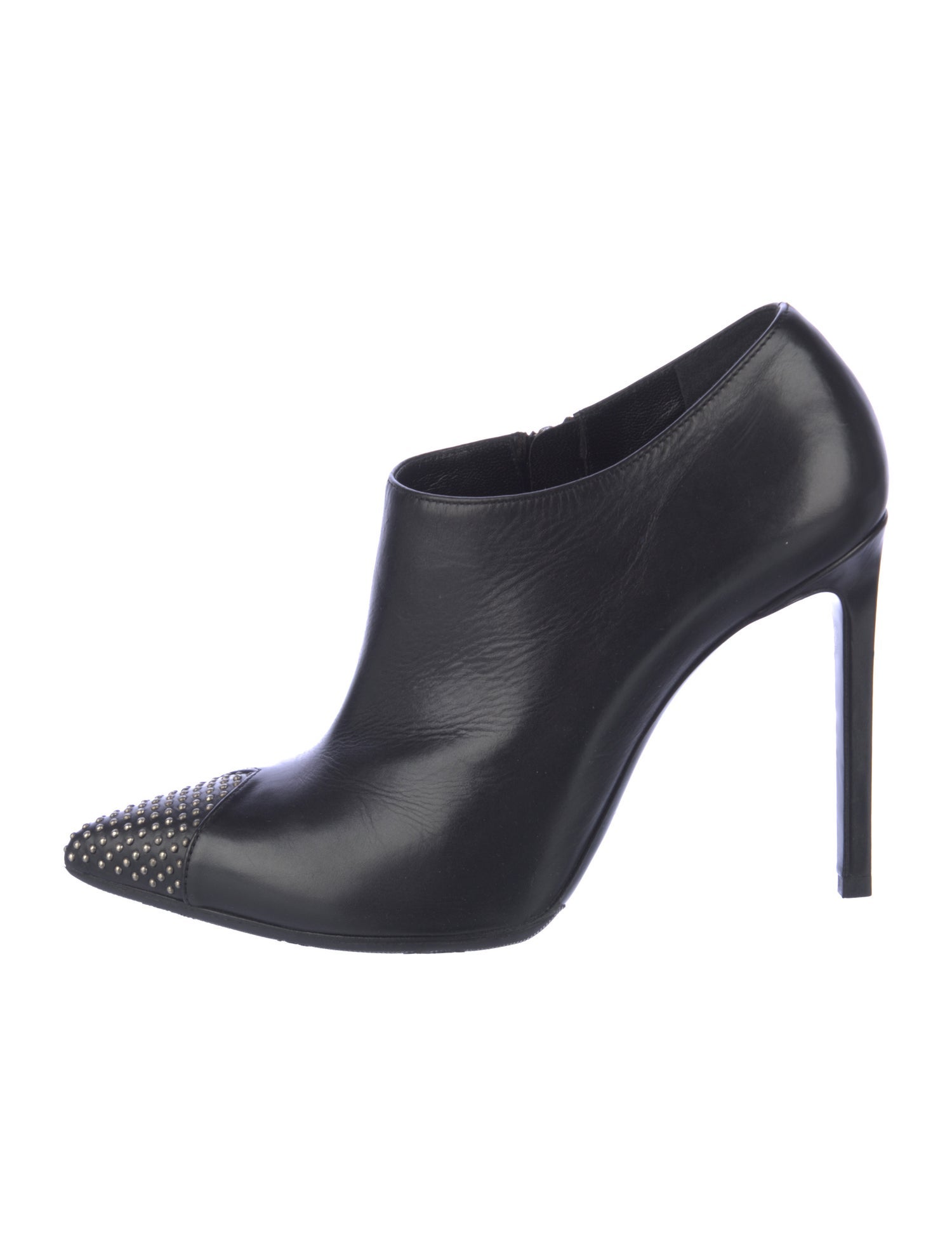 Saint Laurent Leather Studded Accents Pumps