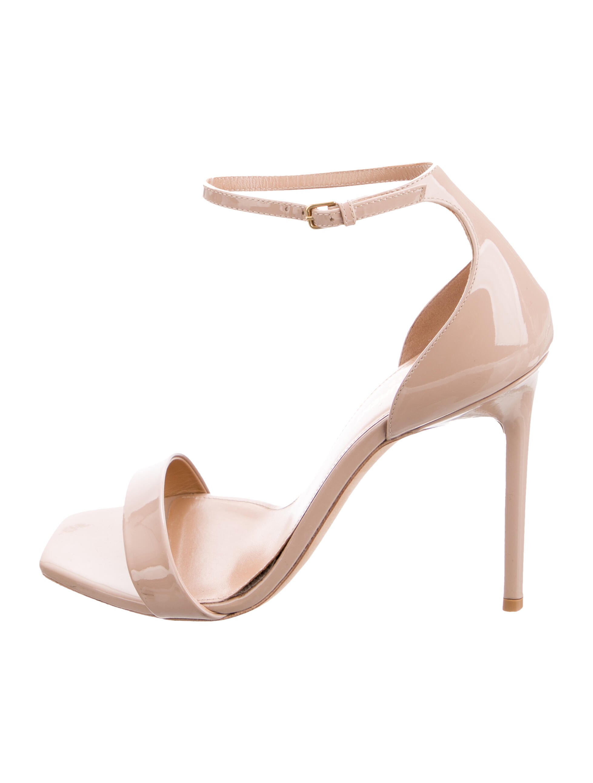Saint Laurent Patent Leather Sandals