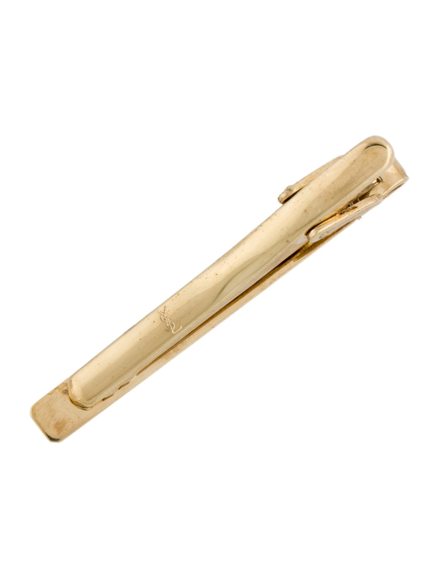 Saint Laurent Vintage Two-Tone Tie Bar