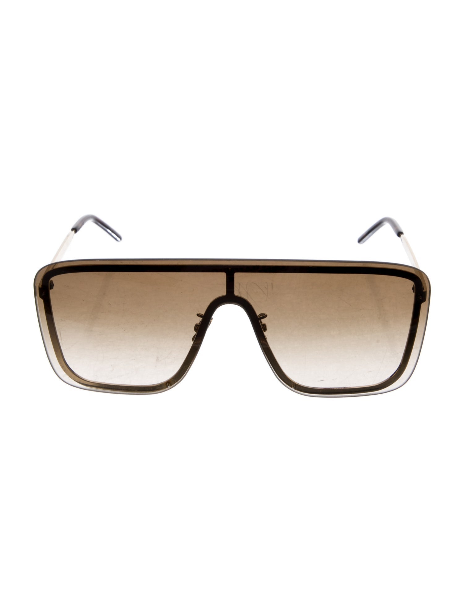 Saint Laurent Shield Gradient Sunglasses