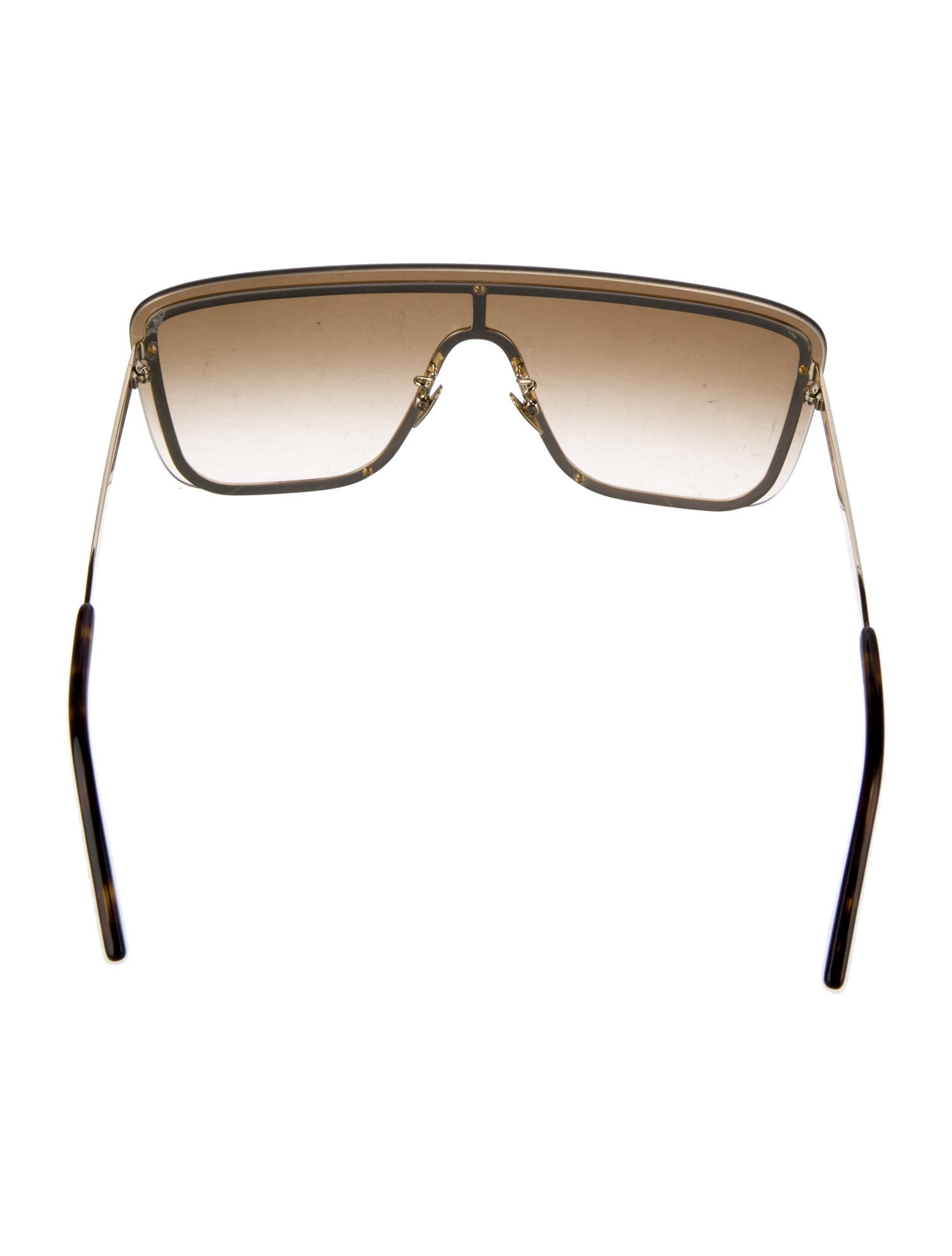 Saint Laurent Shield Gradient Sunglasses
