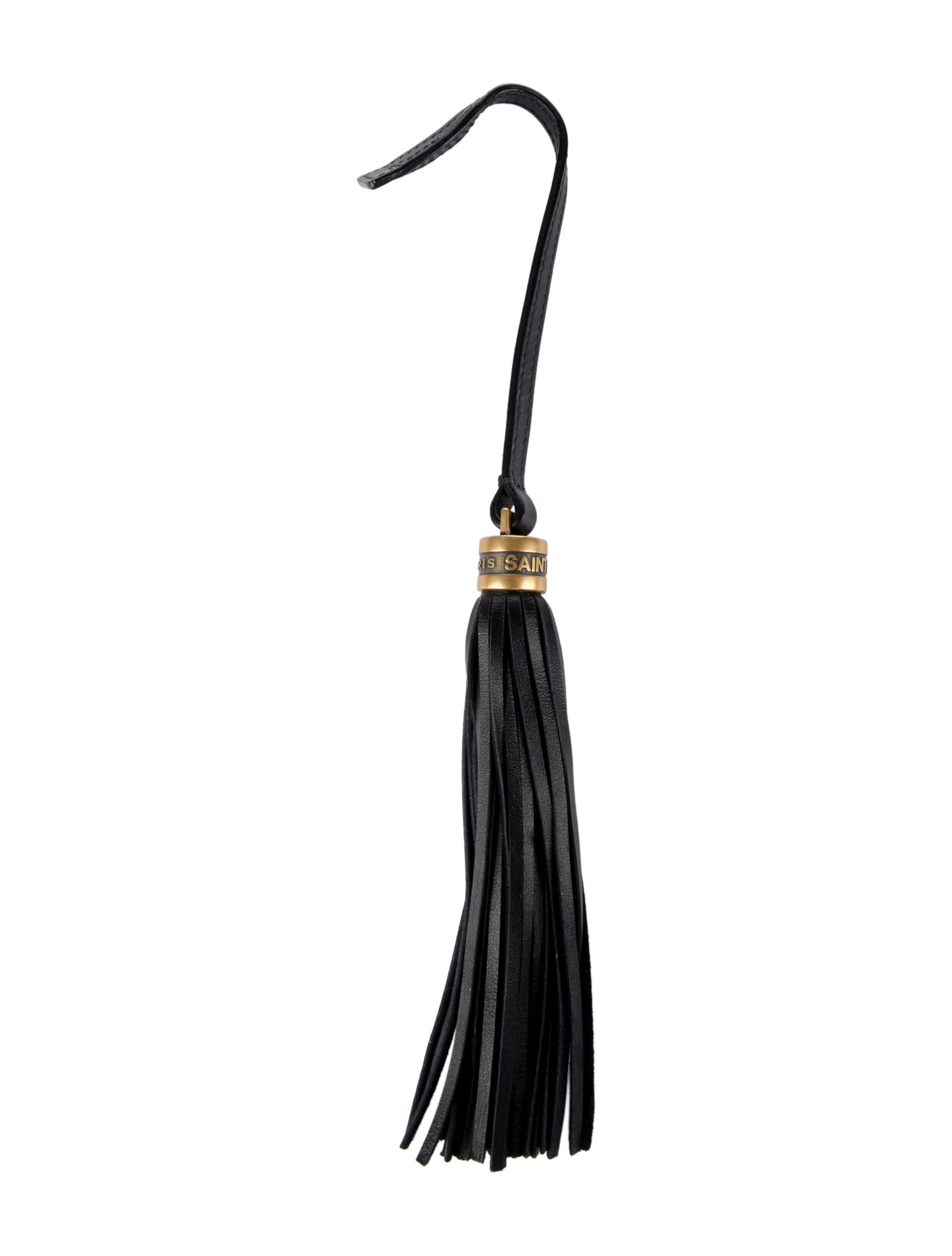 Saint Laurent leather tassel bag charm
