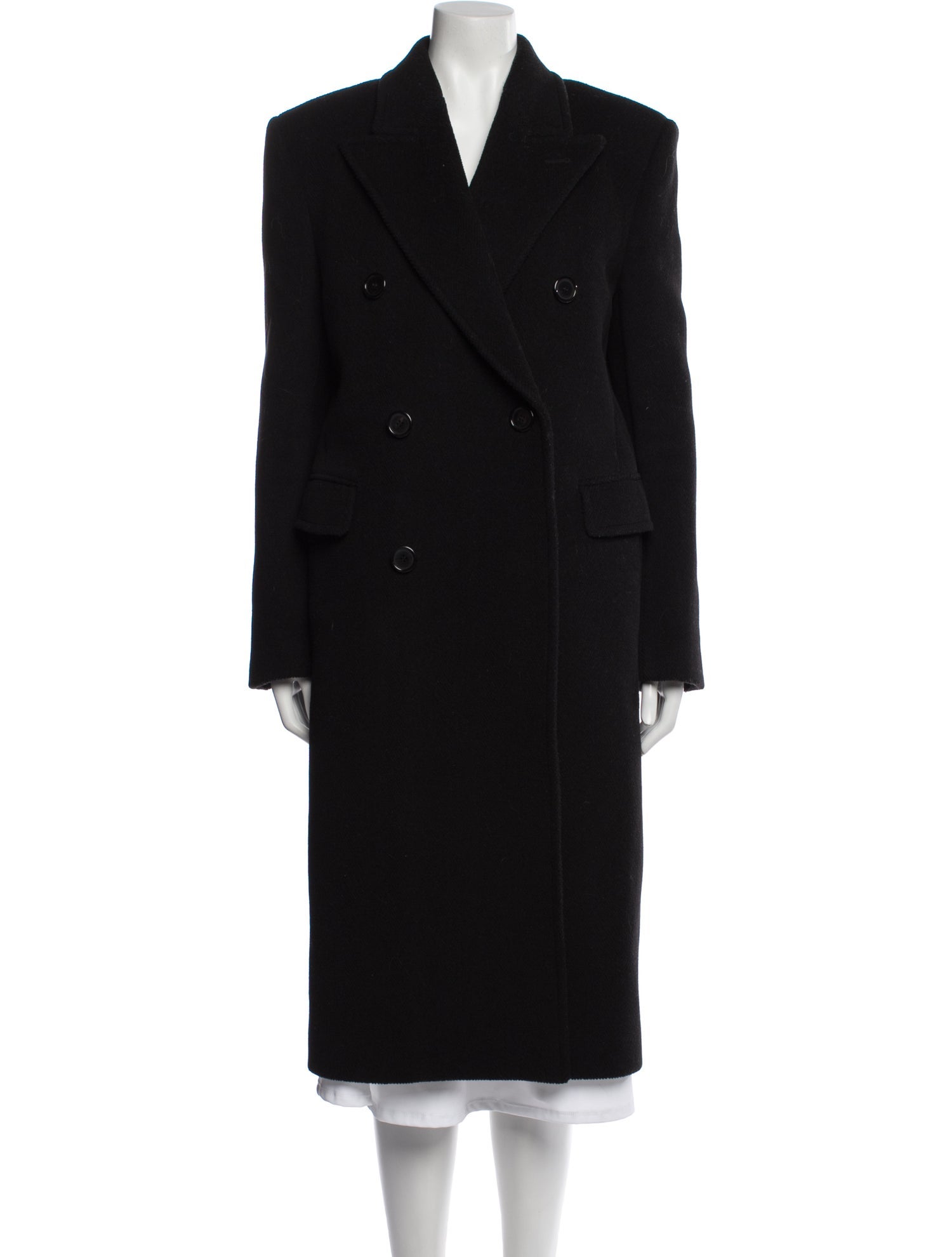Saint Laurent Wool Peacoat