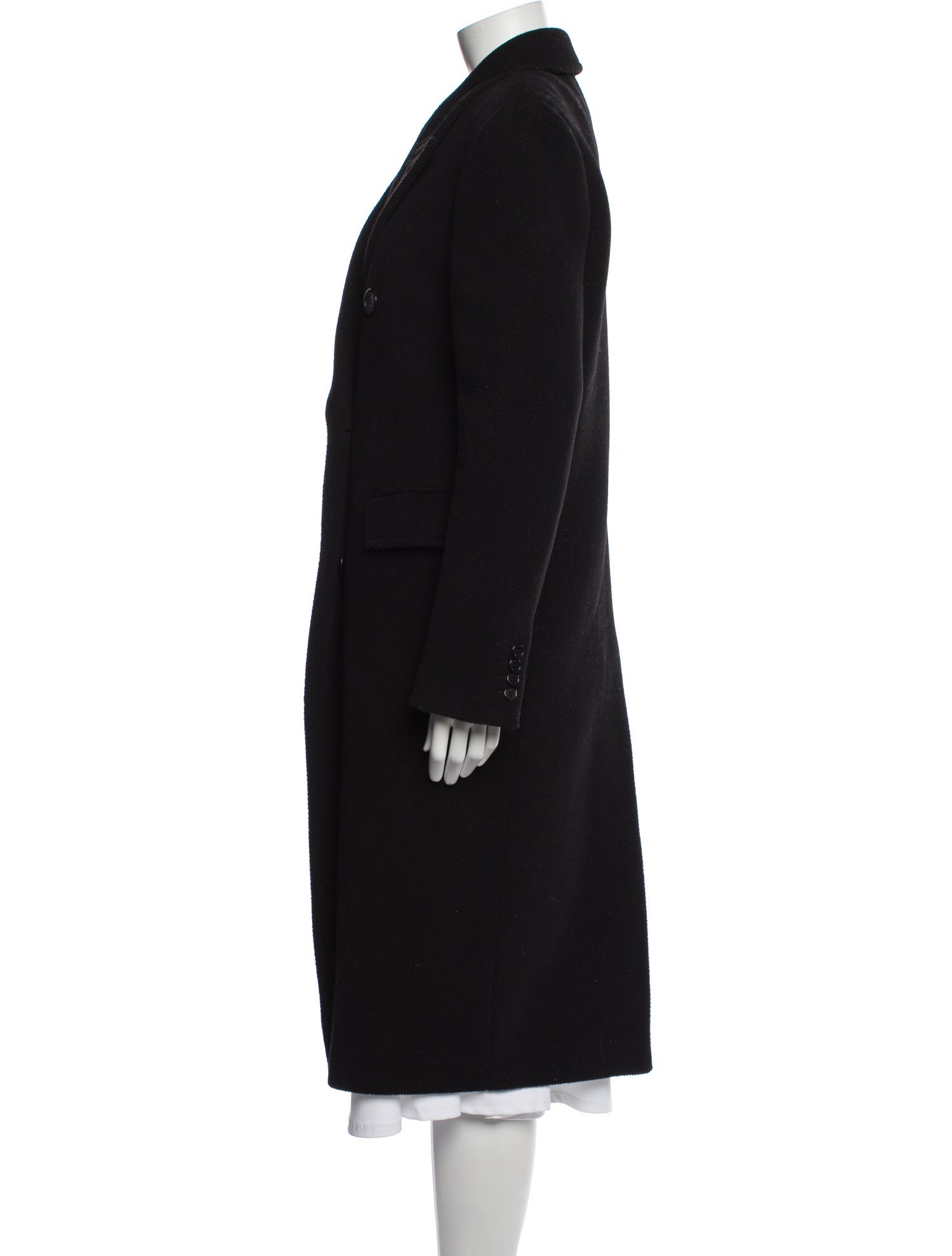 Saint Laurent Wool Peacoat
